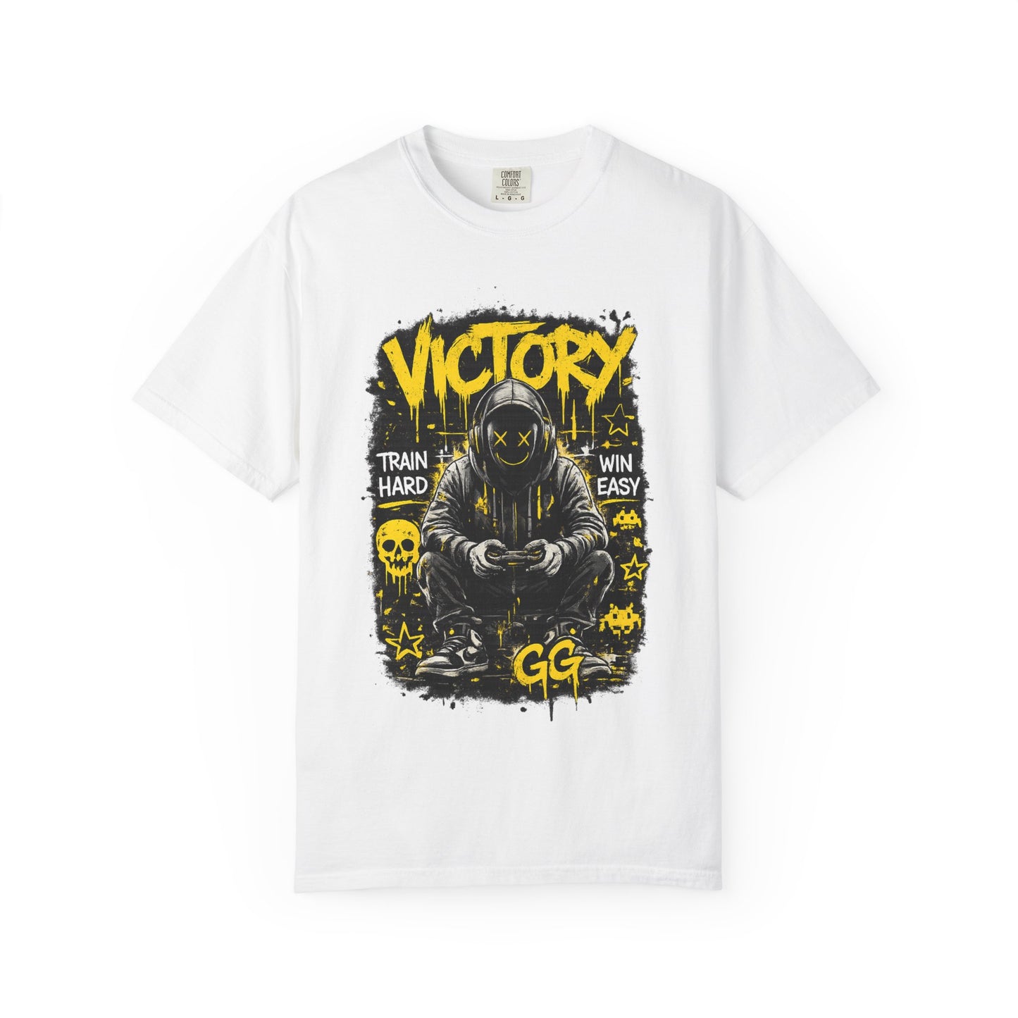 Victory Gamer Hooded Character T-shirt | GG Esports Graphic Tee