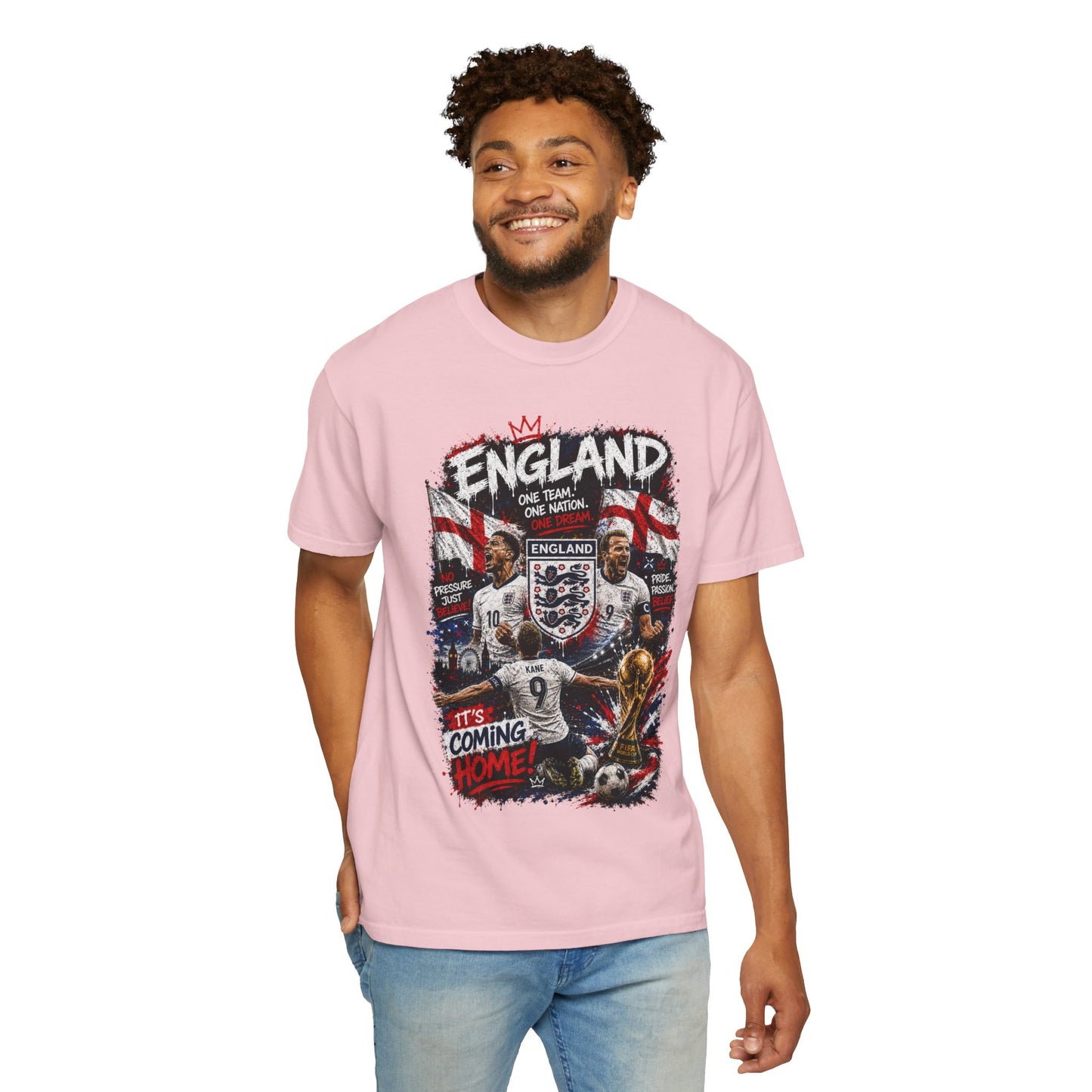 England Football Squad T-shirt | It’s Coming Home World Cup Soccer Tee
