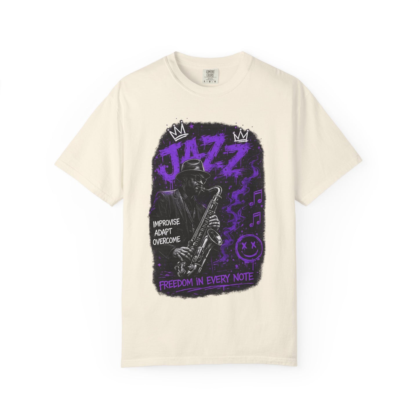 Jazz Saxophone T-Shirt — "Freedom in Every Note" Music Graphic Tee