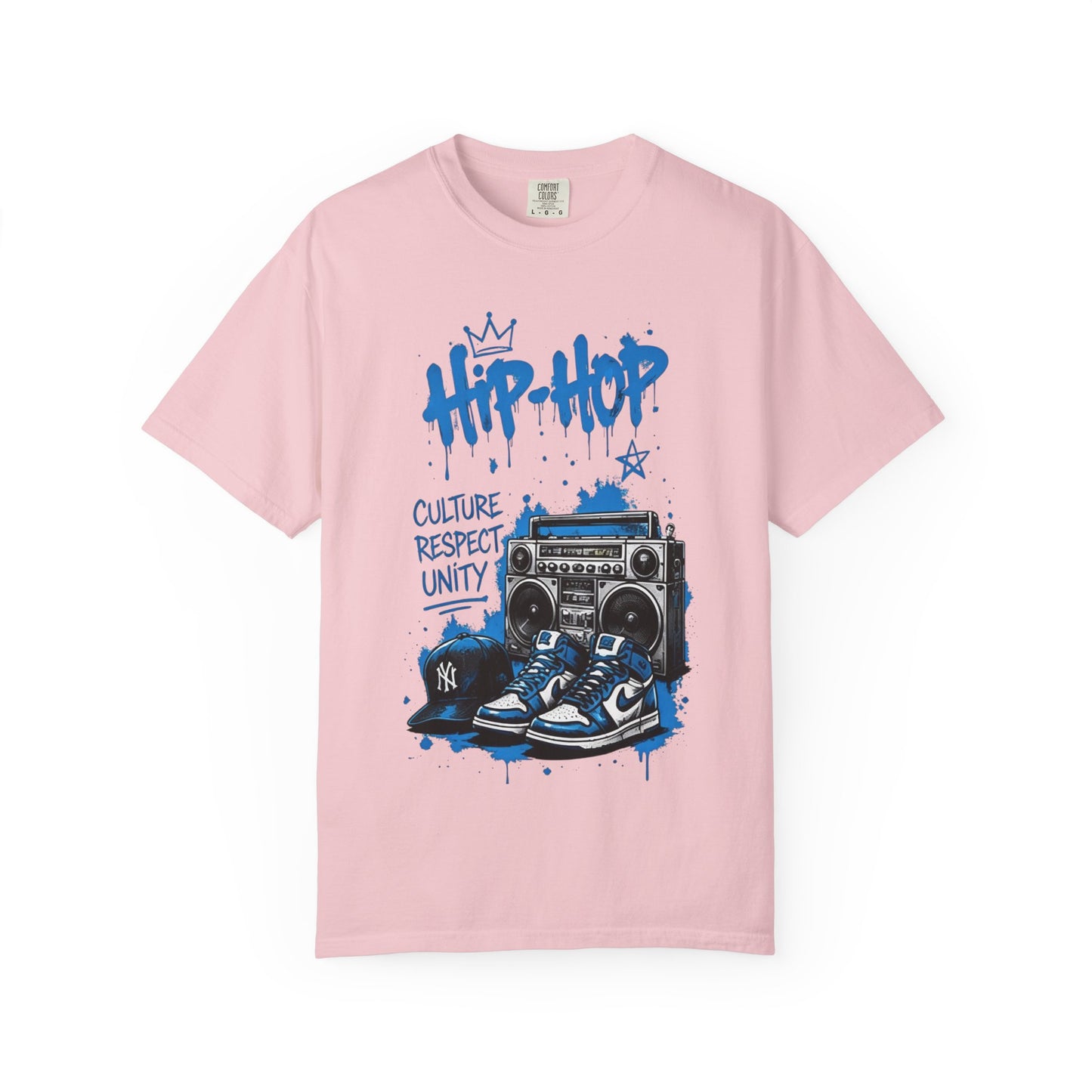 Hip-Hop Culture T-Shirt — "Hip-Hop: Culture Respect Unity" Graphic Tee