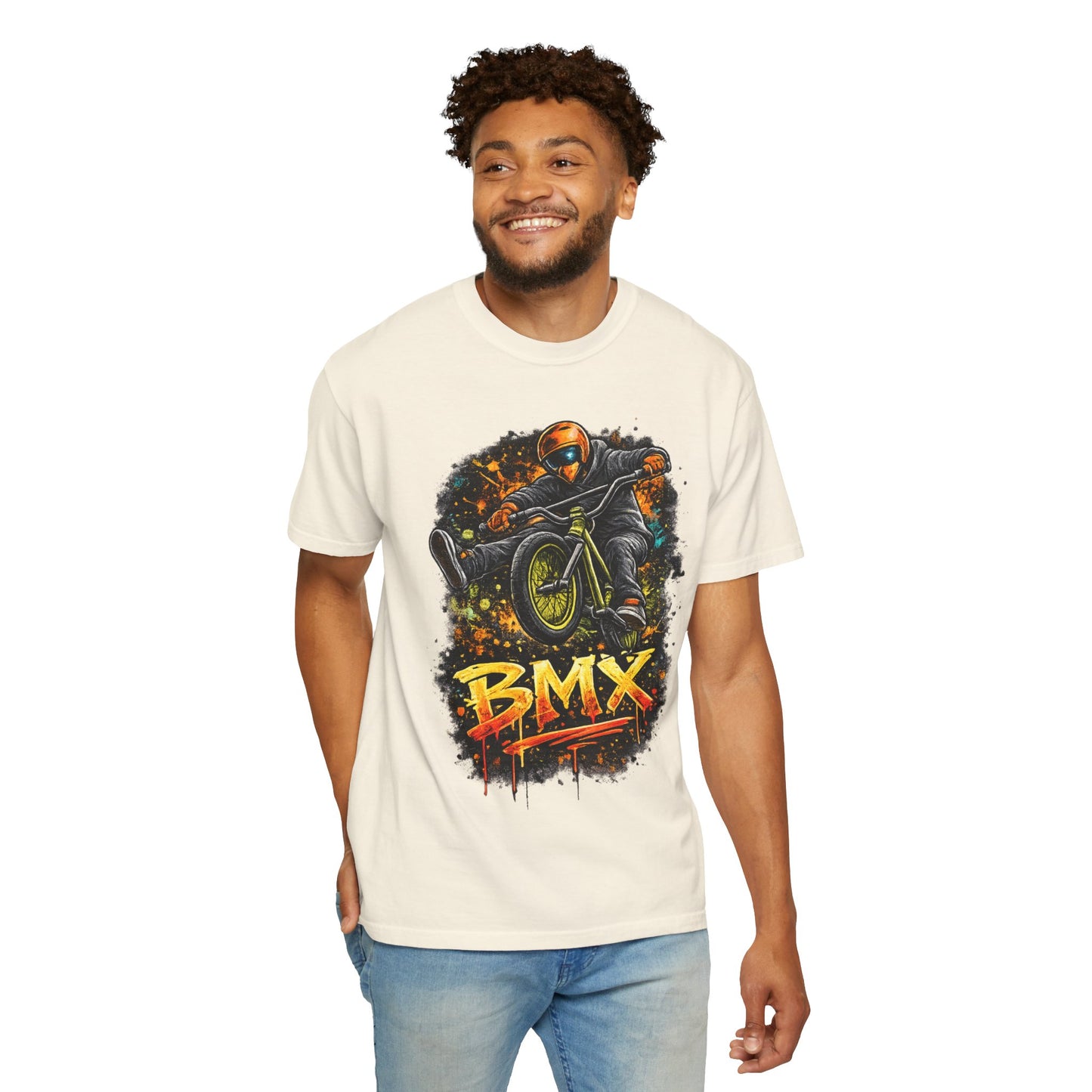 BMX Freestyle T-Shirt — Graphic BMX Rider Tee
