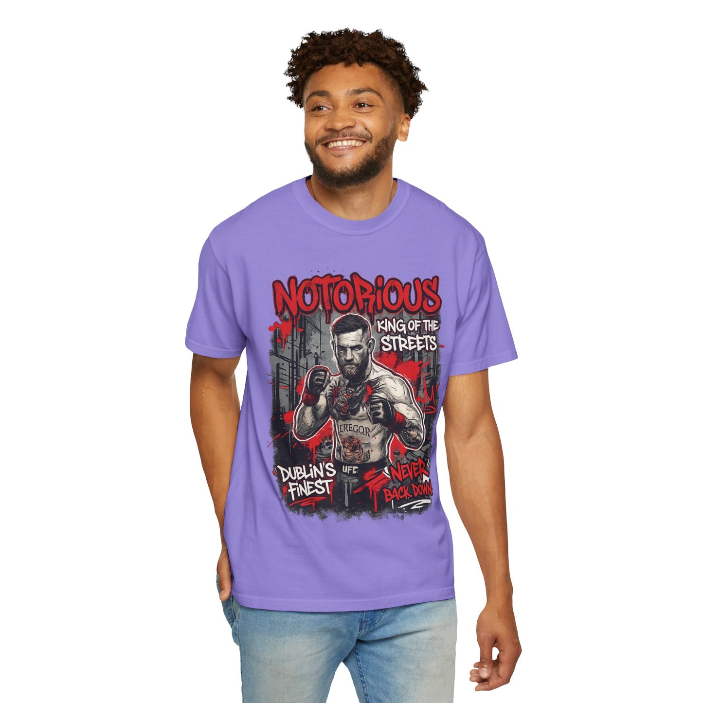Notorious 'King of the Streets' T-Shirt — Dublin's Finest Boxing Graphic Tee