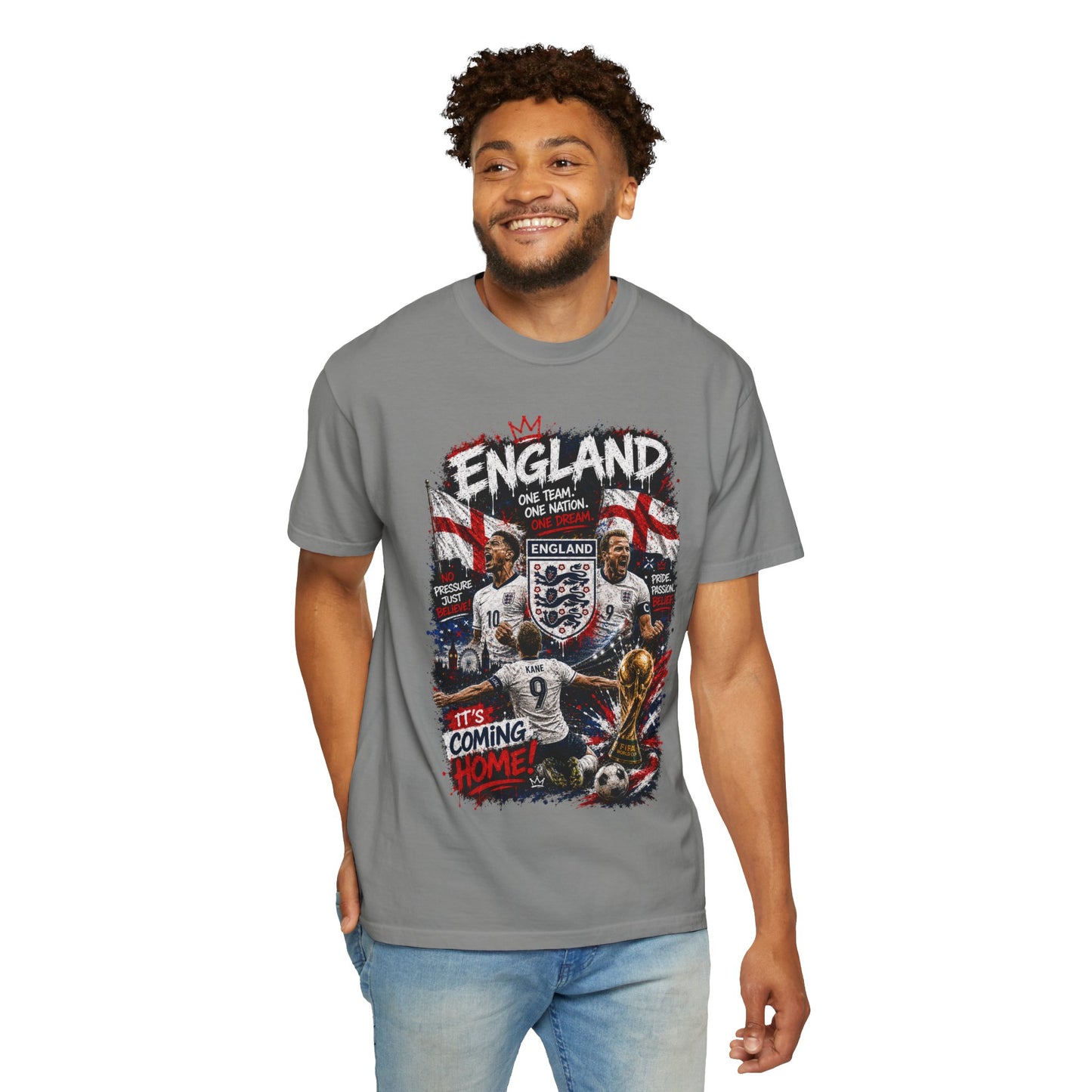 England Football Squad T-shirt | It’s Coming Home World Cup Soccer Tee