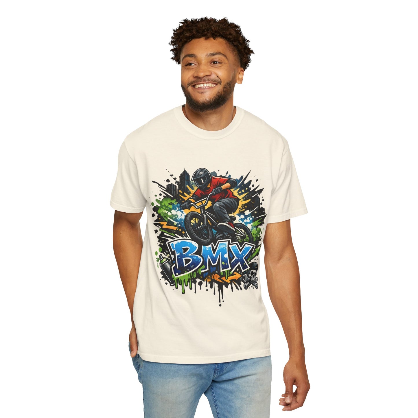 BMX Graffiti Rider T-Shirt — Extreme BMX Bike Tee