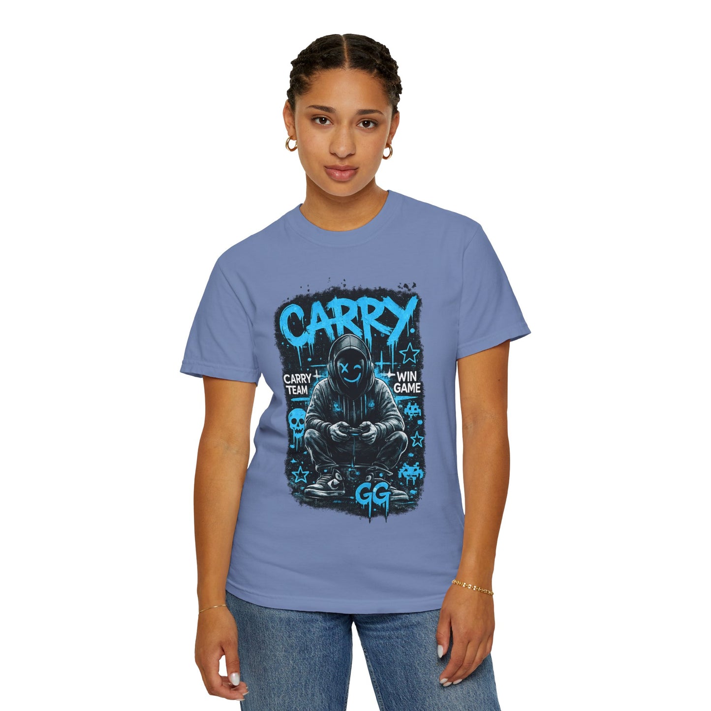 Carry Gamer Hoodie T-Shirt | Esports Gamer Graphic Tee