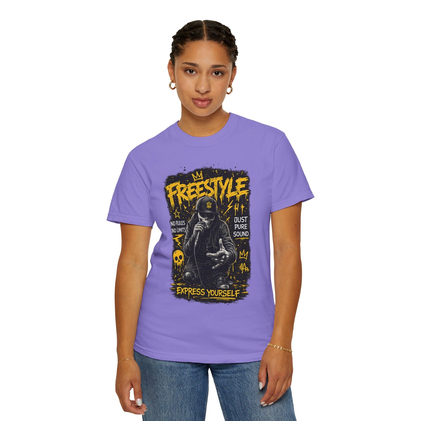 Freestyle Rap T-Shirt — "Express Yourself" Streetwear Graphic Tee