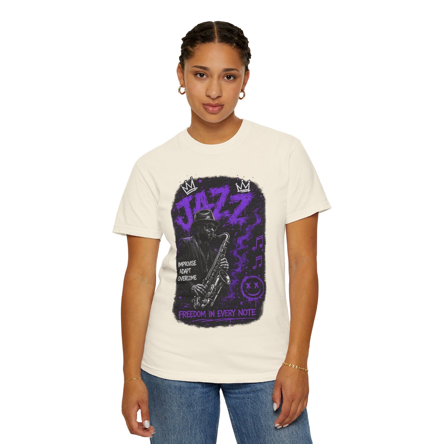 Jazz Saxophone T-Shirt — "Freedom in Every Note" Music Graphic Tee
