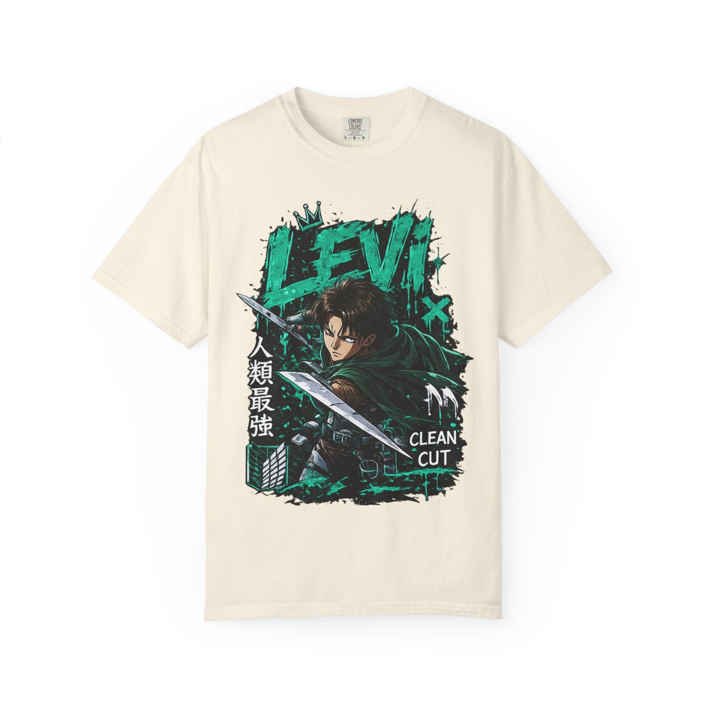 Levi Anime T-Shirt — 'Clean Cut' Attack Gear Tee