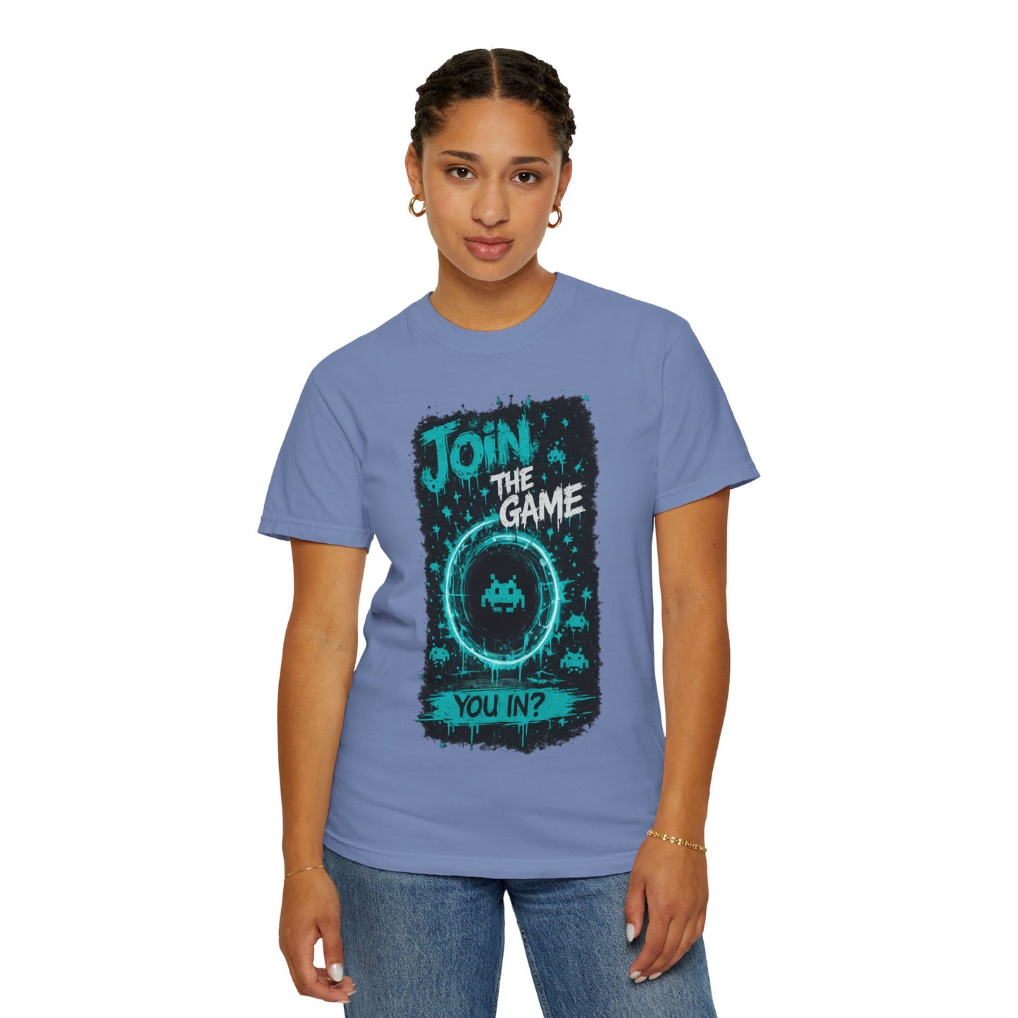 Join The Game Retro Arcade T-Shirt — 'You In?' Gamer Graphic Tee