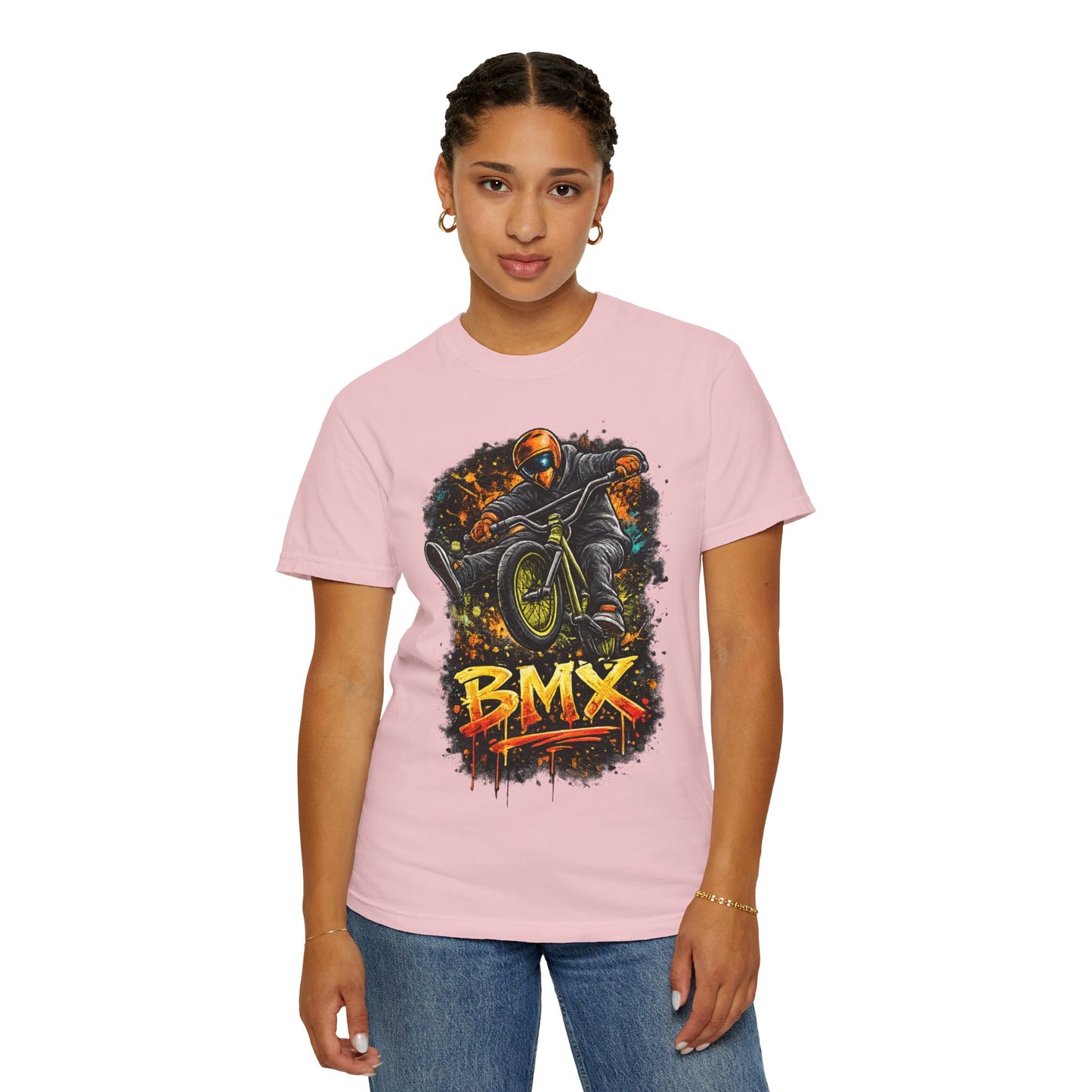 BMX Freestyle T-Shirt — Graphic BMX Rider Tee