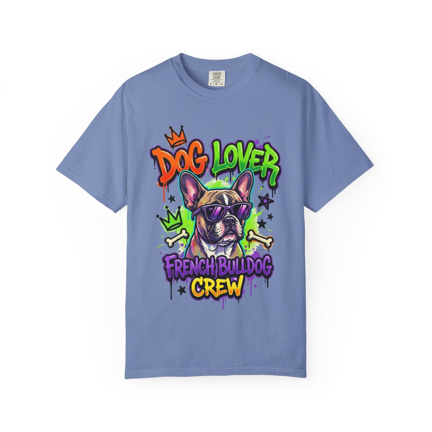Dog Lover French Bulldog Crew T-Shirt