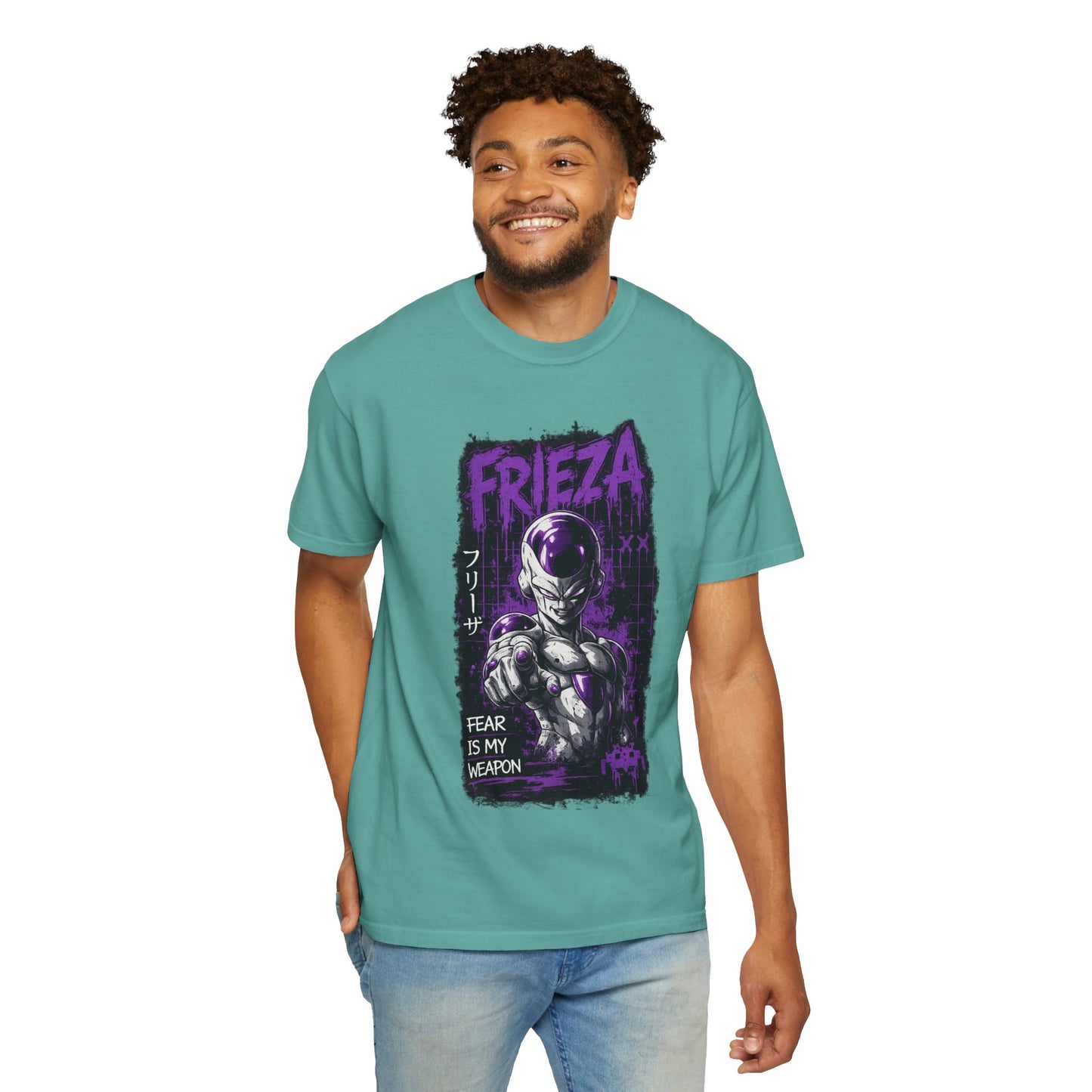 Frieza Graphic T-Shirt — 'Fear Is My Weapon' Anime Tee