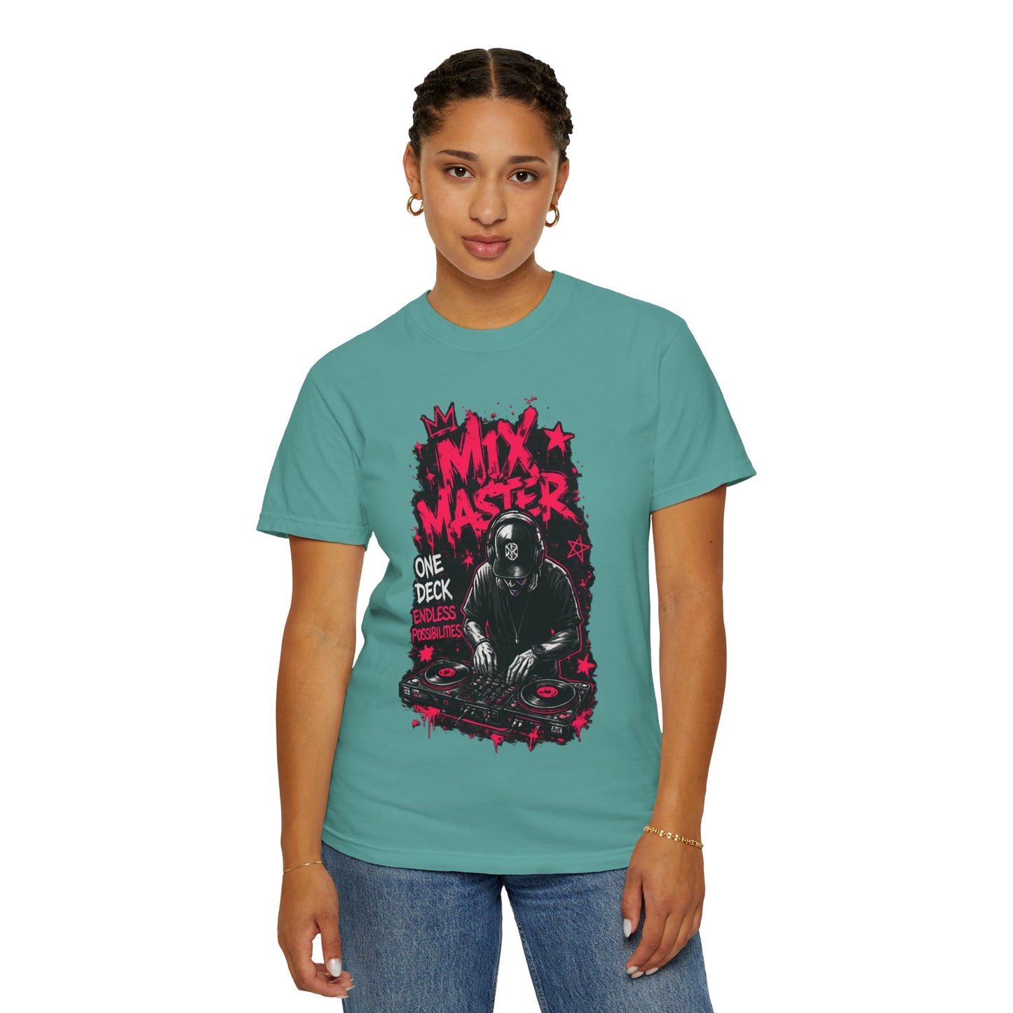 Mix Master DJ T-Shirt — Vintage Turntablist Graphic Tee