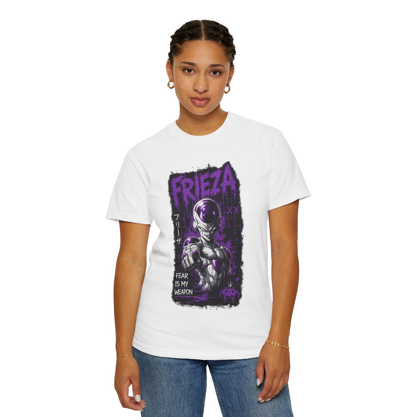 Frieza Graphic T-Shirt — 'Fear Is My Weapon' Anime Tee