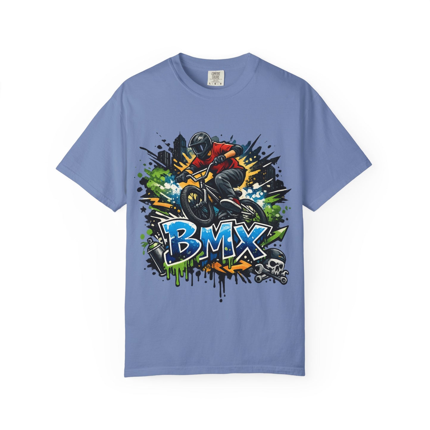 BMX Graffiti Rider T-Shirt — Extreme BMX Bike Tee