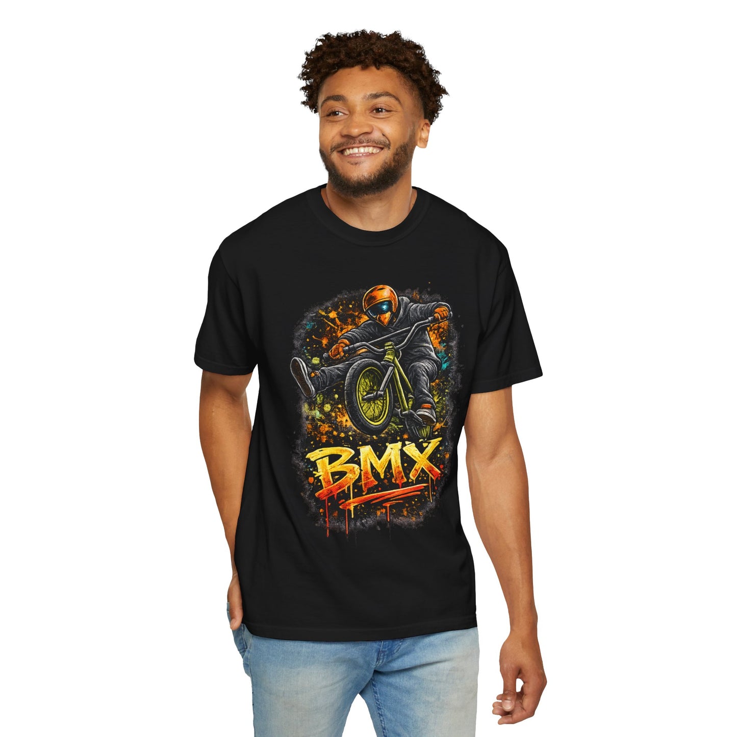 BMX Freestyle T-Shirt — Graphic BMX Rider Tee