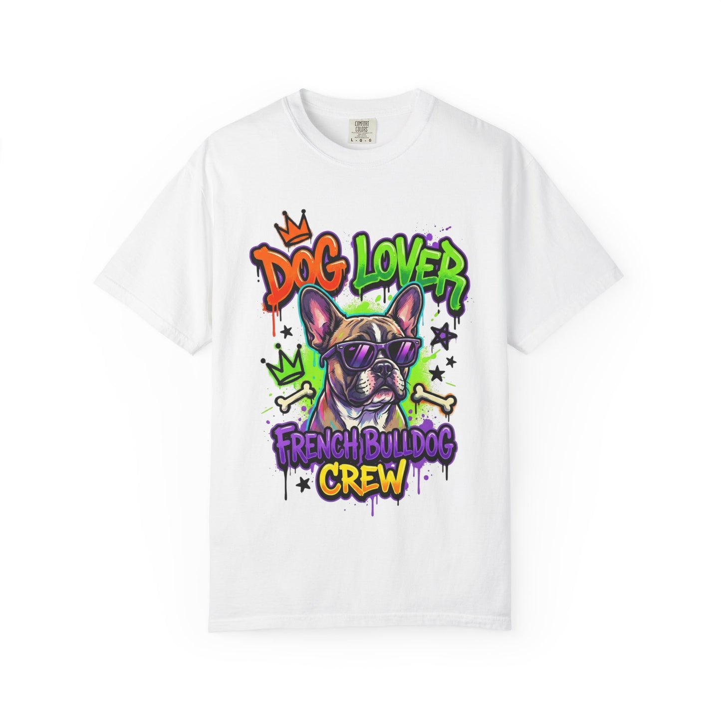 Dog Lover French Bulldog Crew T-Shirt