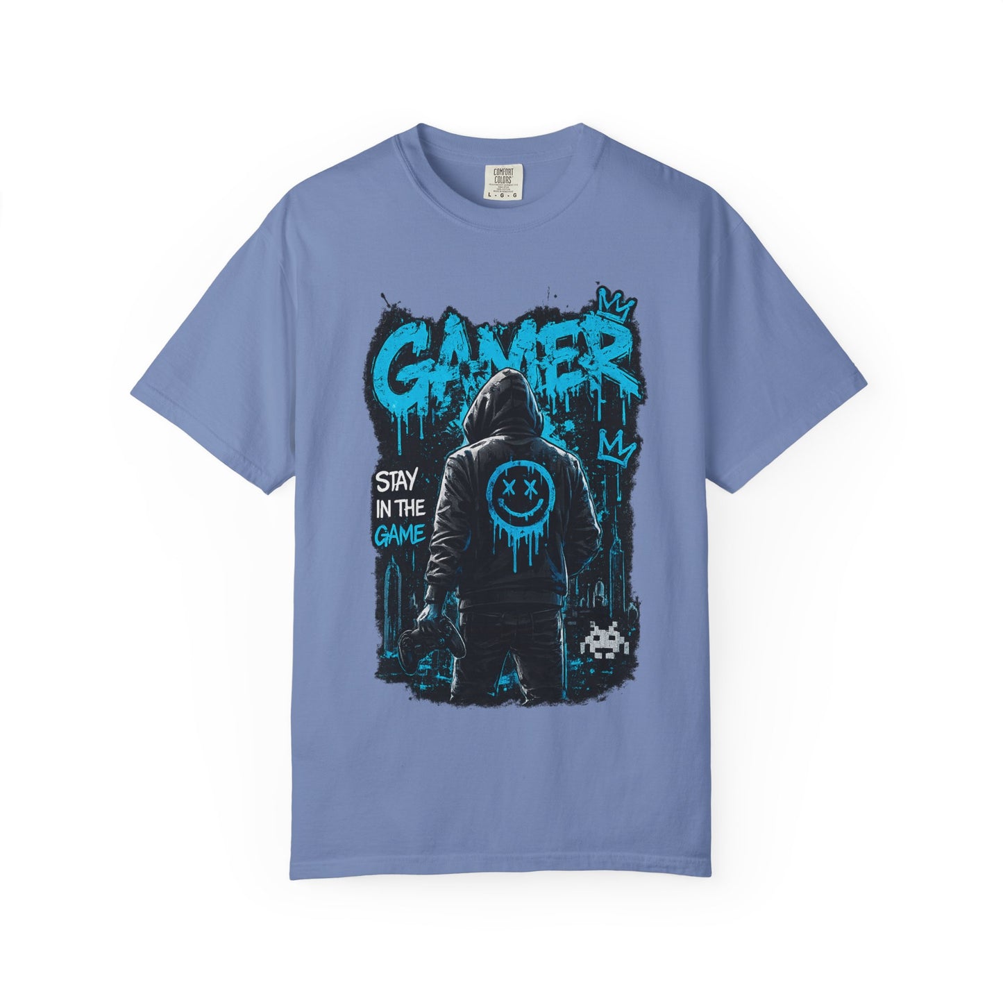 Gamer Streetwear T-Shirt – 'Stay in the Game' Graphic Tee