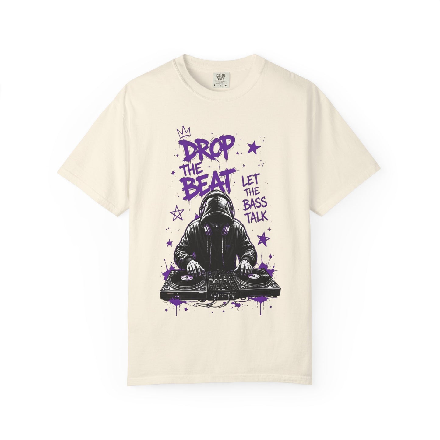 Drop the Beat DJ T-Shirt — "Let the Bass Talk" Graphic Tee