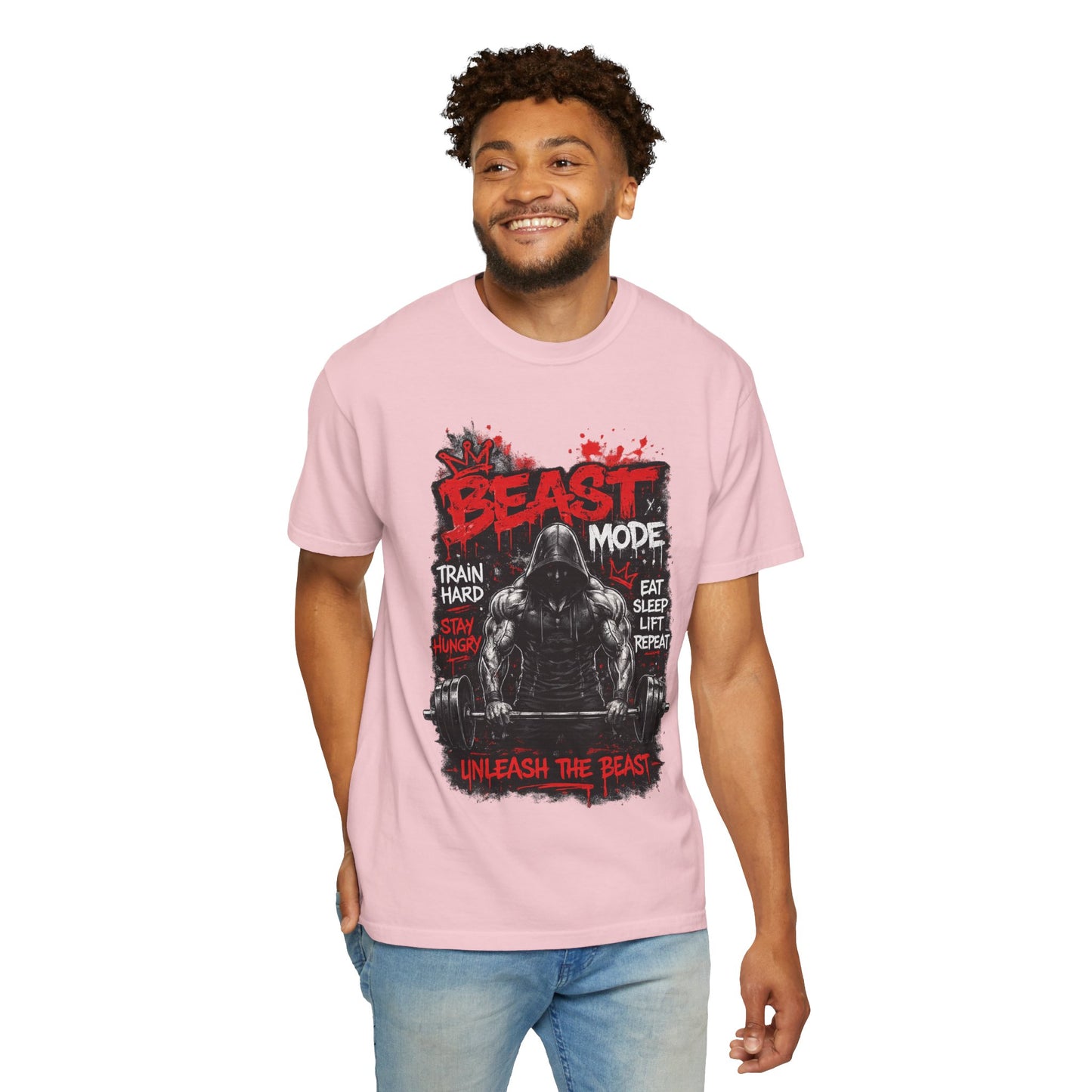 Beast Mode Weightlifting T‑Shirt — "Unleash the Beast" Gym Tee
