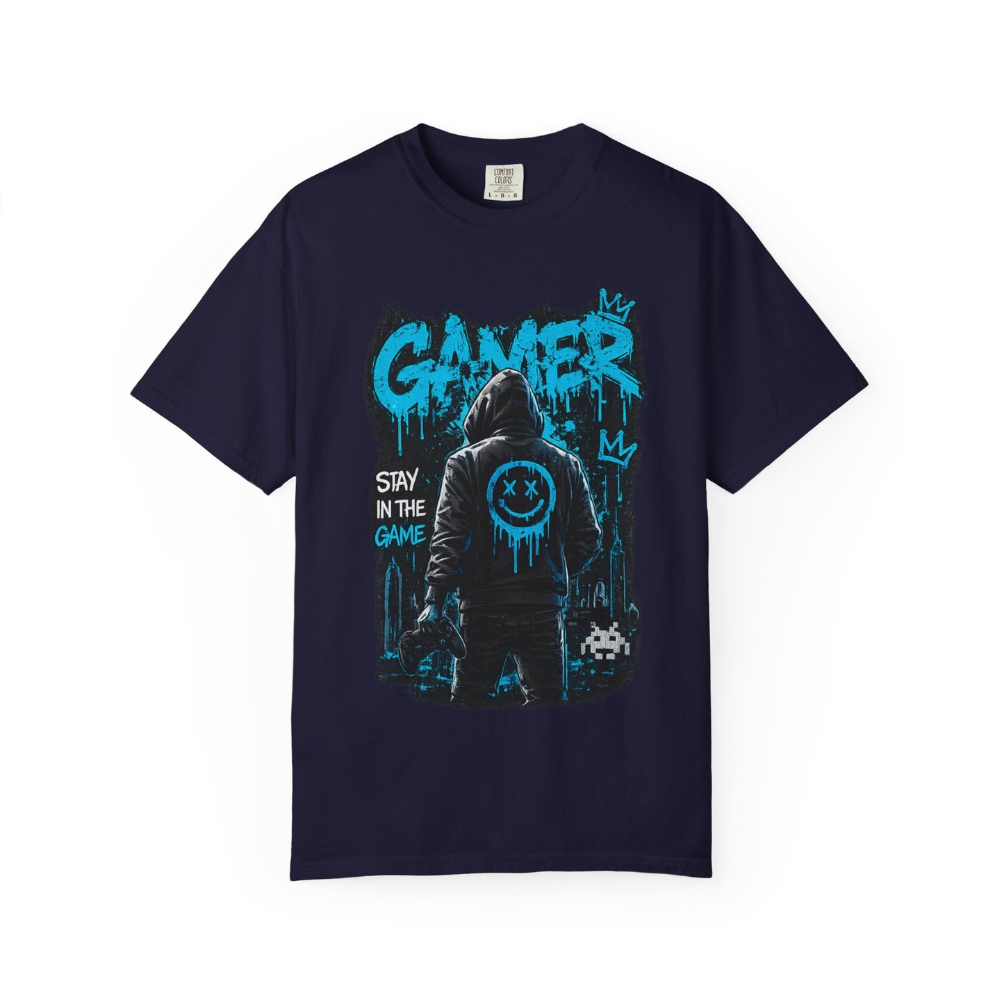 Gamer Streetwear T-Shirt – 'Stay in the Game' Graphic Tee
