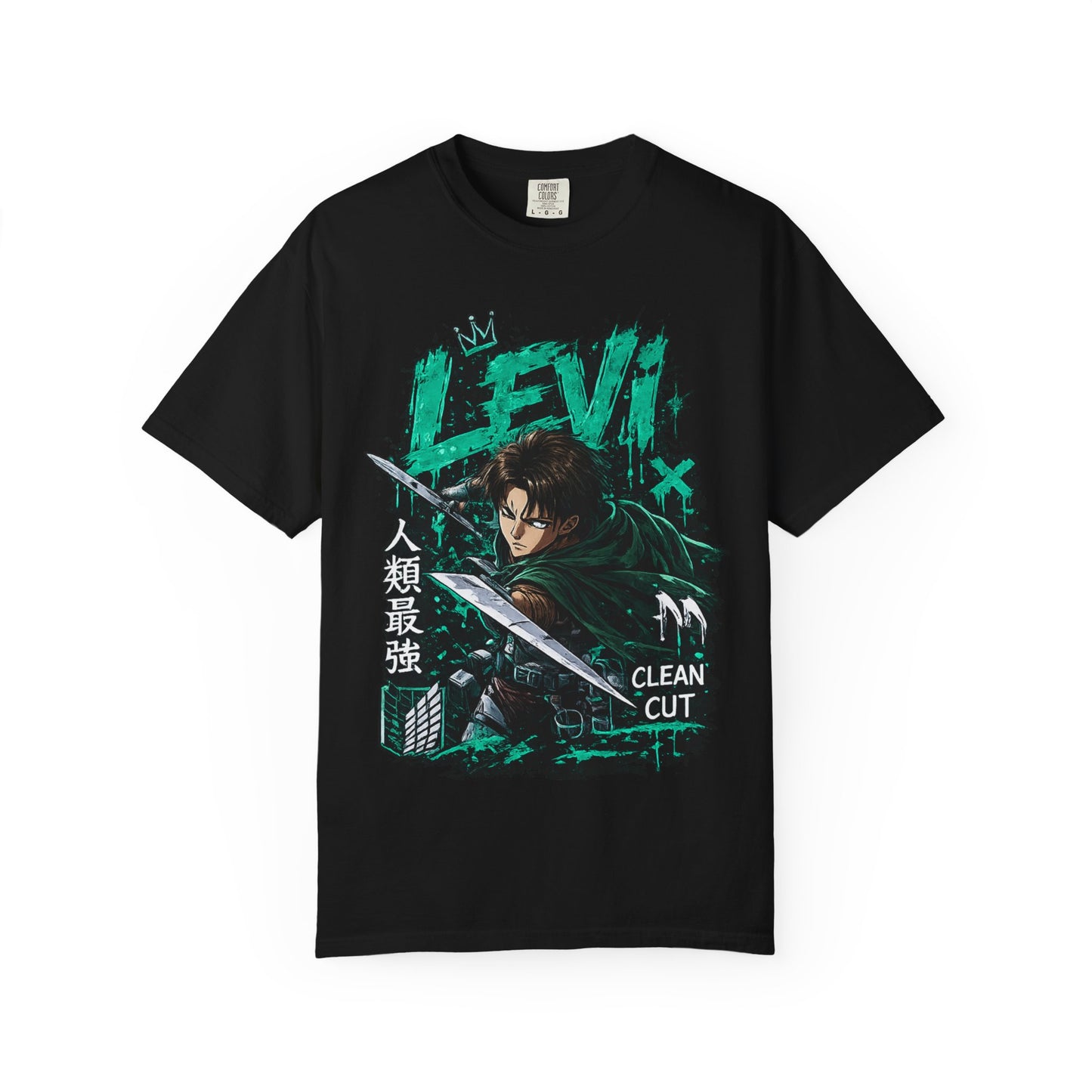 Levi Anime T-Shirt — 'Clean Cut' Attack Gear Tee