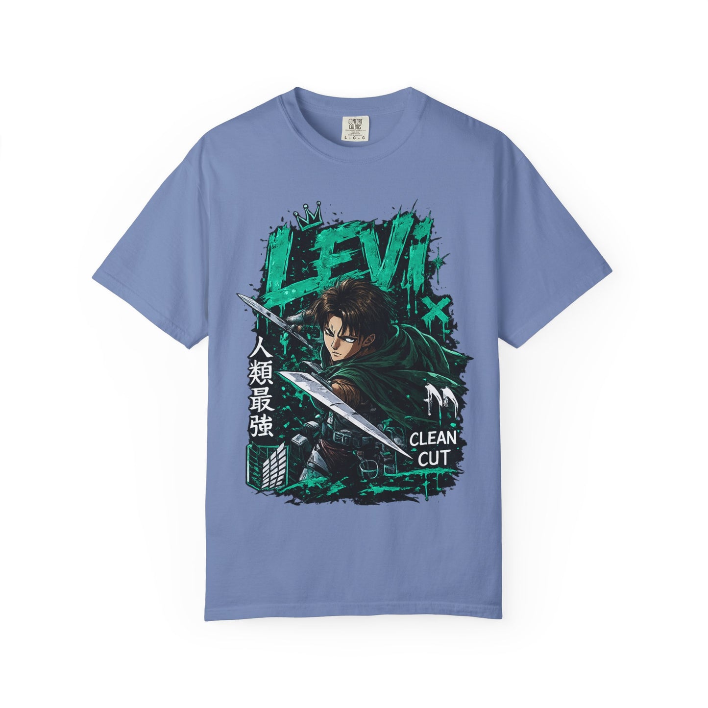 Levi Anime T-Shirt — 'Clean Cut' Attack Gear Tee