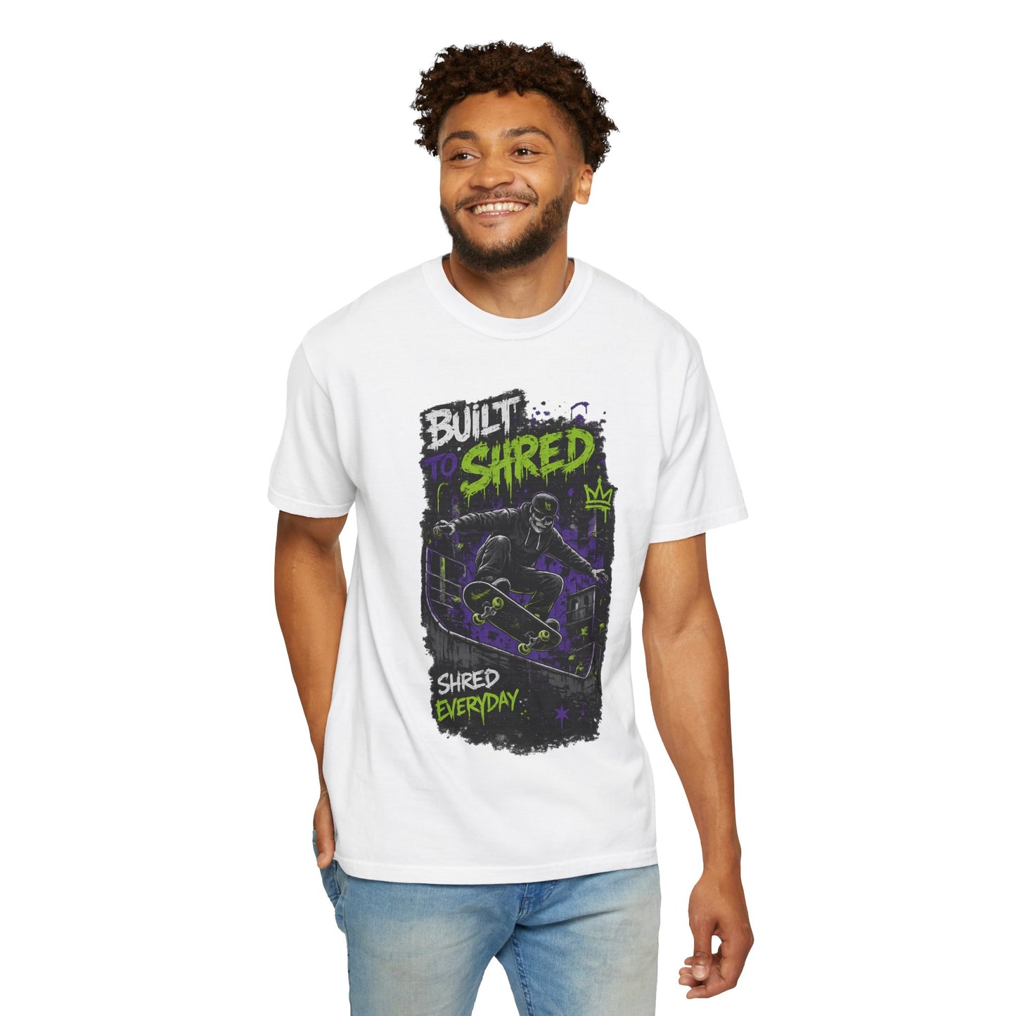 Built to Shred Skateboard T-Shirt — "Shred Everyday" Graphic Tee