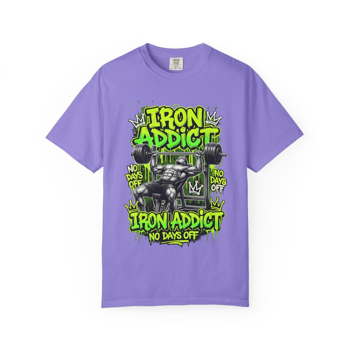 Iron Addict weightlifting graphic tee | T-Shirt
