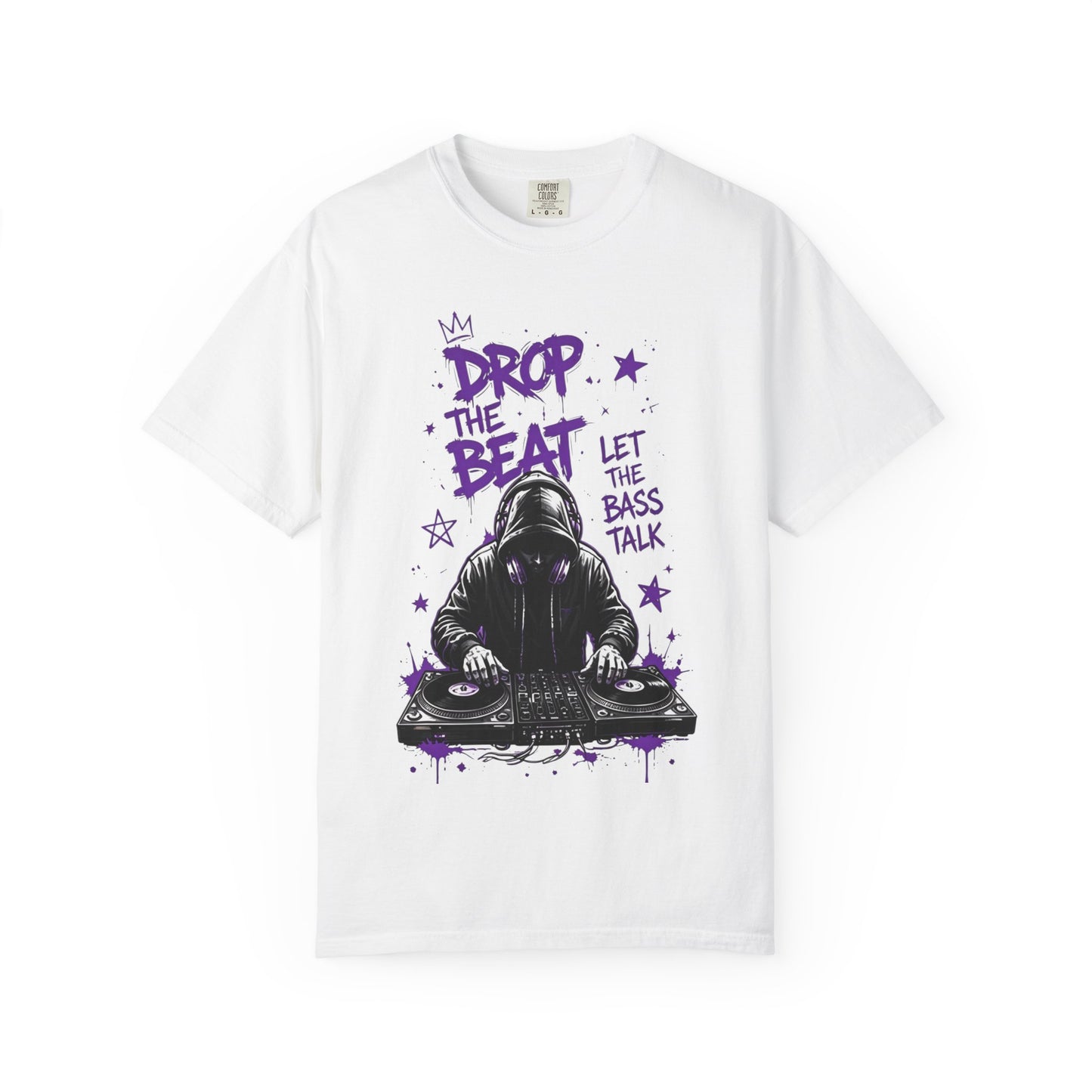 Drop the Beat DJ T-Shirt — "Let the Bass Talk" Graphic Tee
