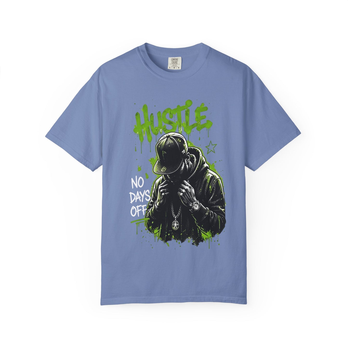 Hustle Graffiti T-Shirt — Urban Rapper Illustration