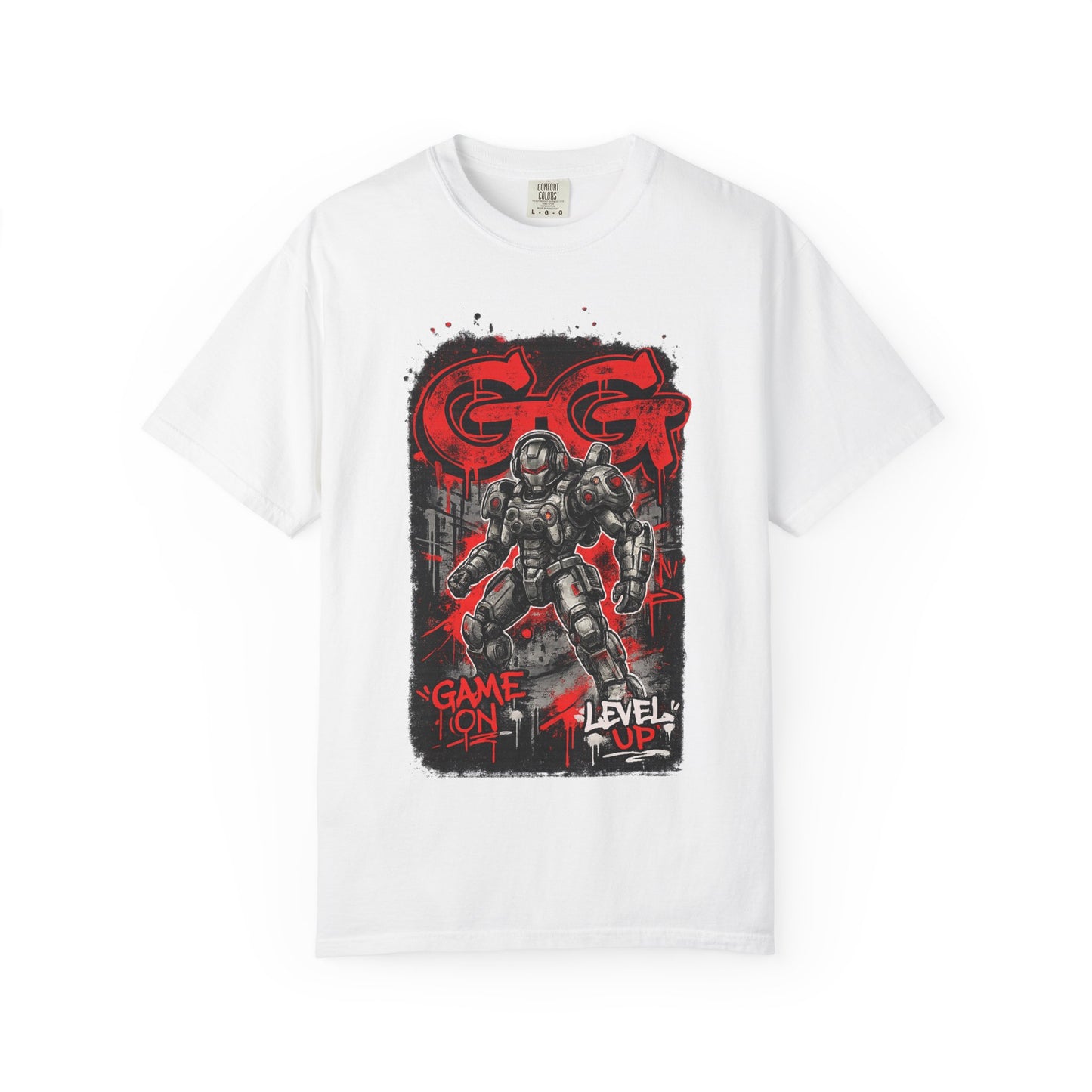 GG Game On Level Up Tee — Gamer Graphic T-Shirt