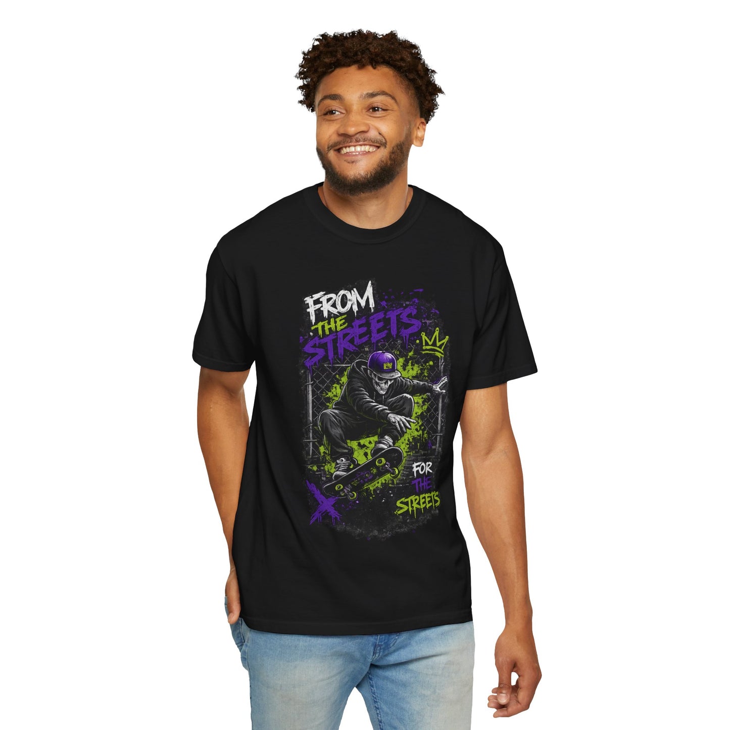 From the Streets Skateboard T-Shirt — Urban Skate Crew Graphic Tee