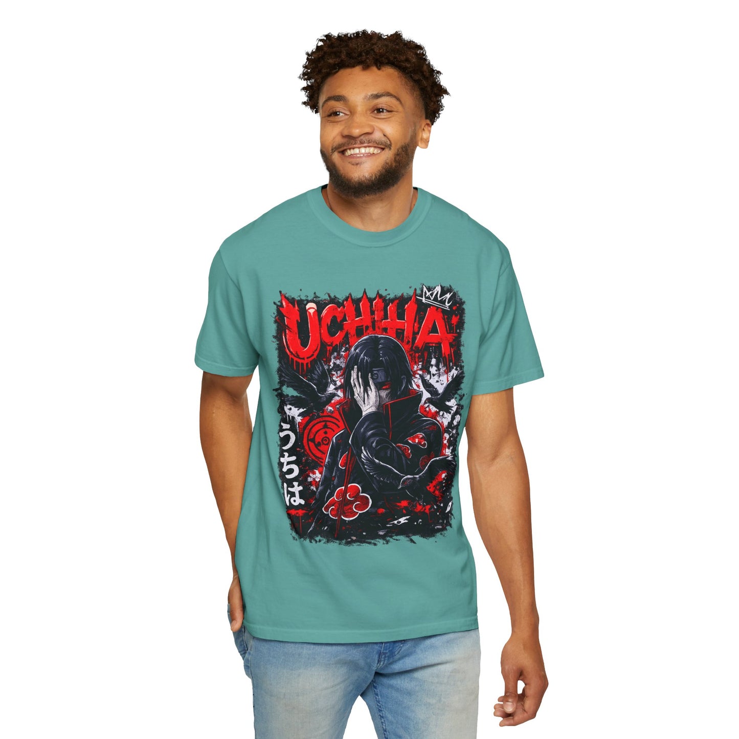 Uchiha Anime Graphic T-Shirt — Dark Manga Ninja Art Tee