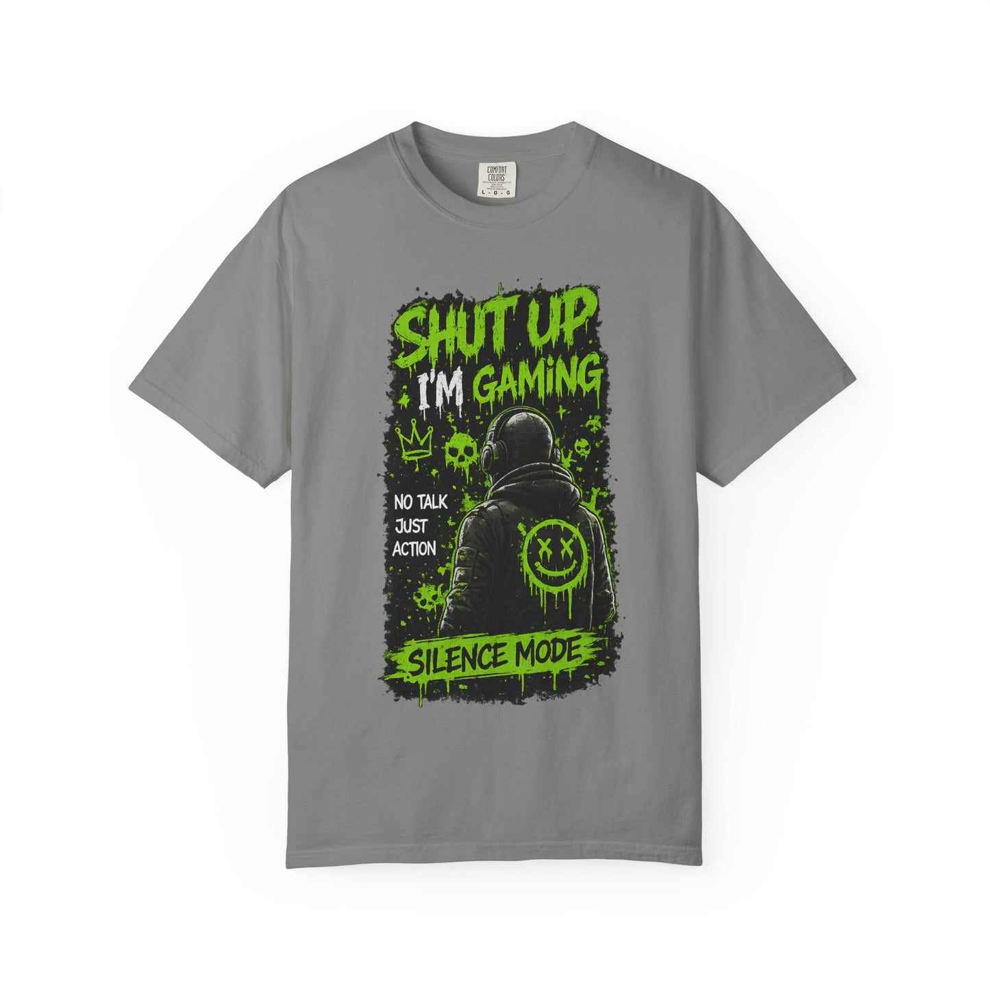 Shut Up I'm Gaming T-Shirt — 'Silence Mode' Gamer Graphic Tee