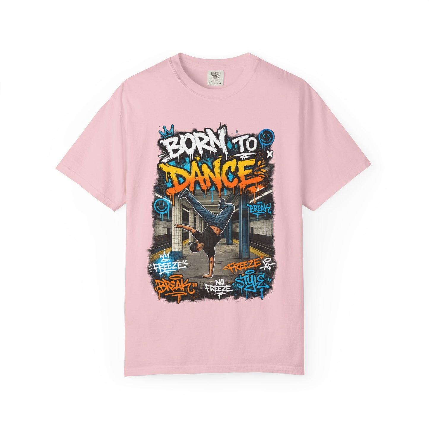 Born to Dance graffiti breakdance shirt | T-Shirt