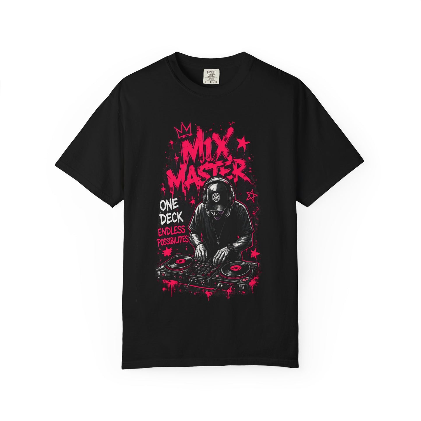 Mix Master DJ T-Shirt — Vintage Turntablist Graphic Tee