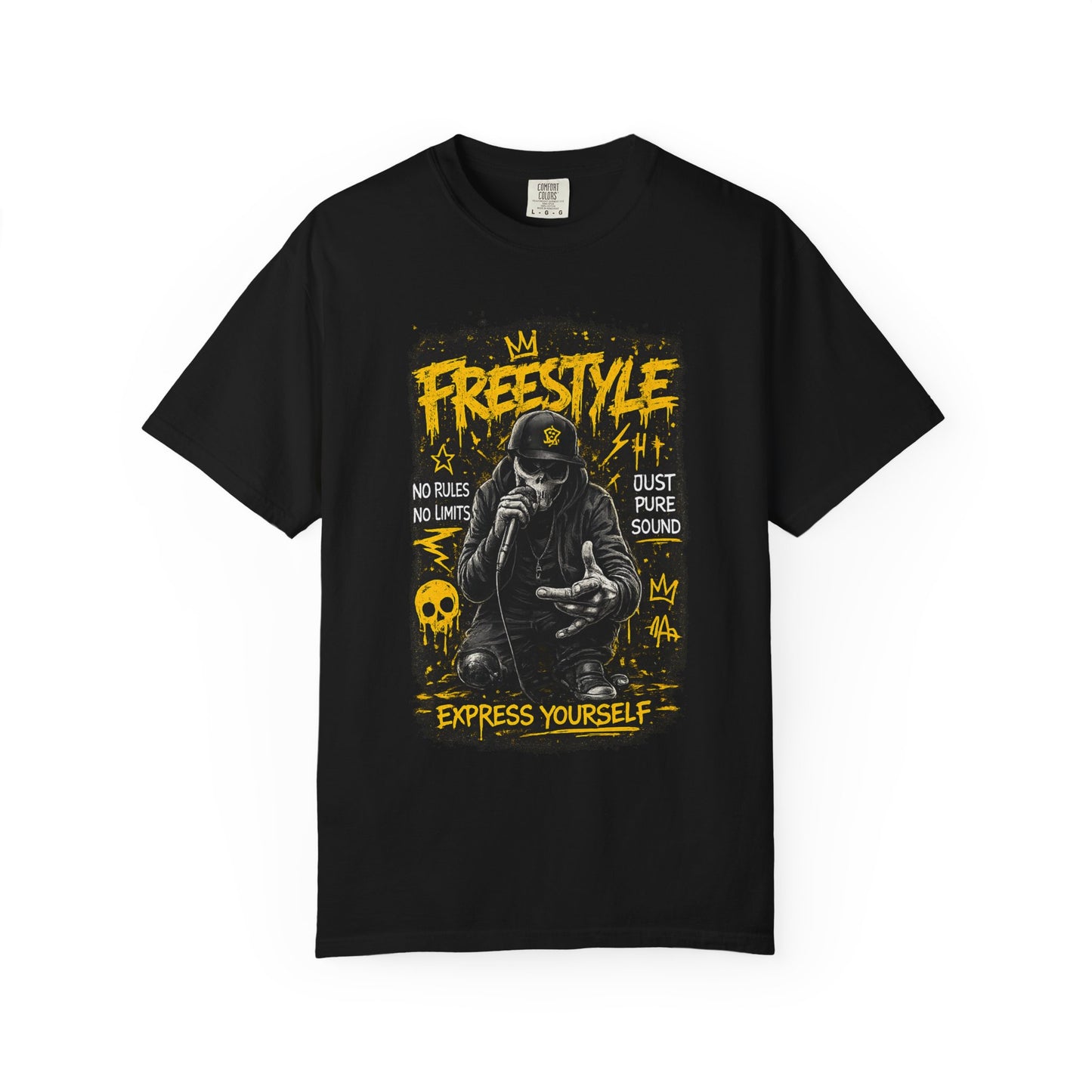 Freestyle Rap T-Shirt — "Express Yourself" Streetwear Graphic Tee
