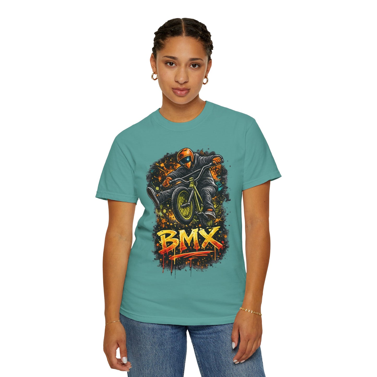 BMX Freestyle T-Shirt — Graphic BMX Rider Tee