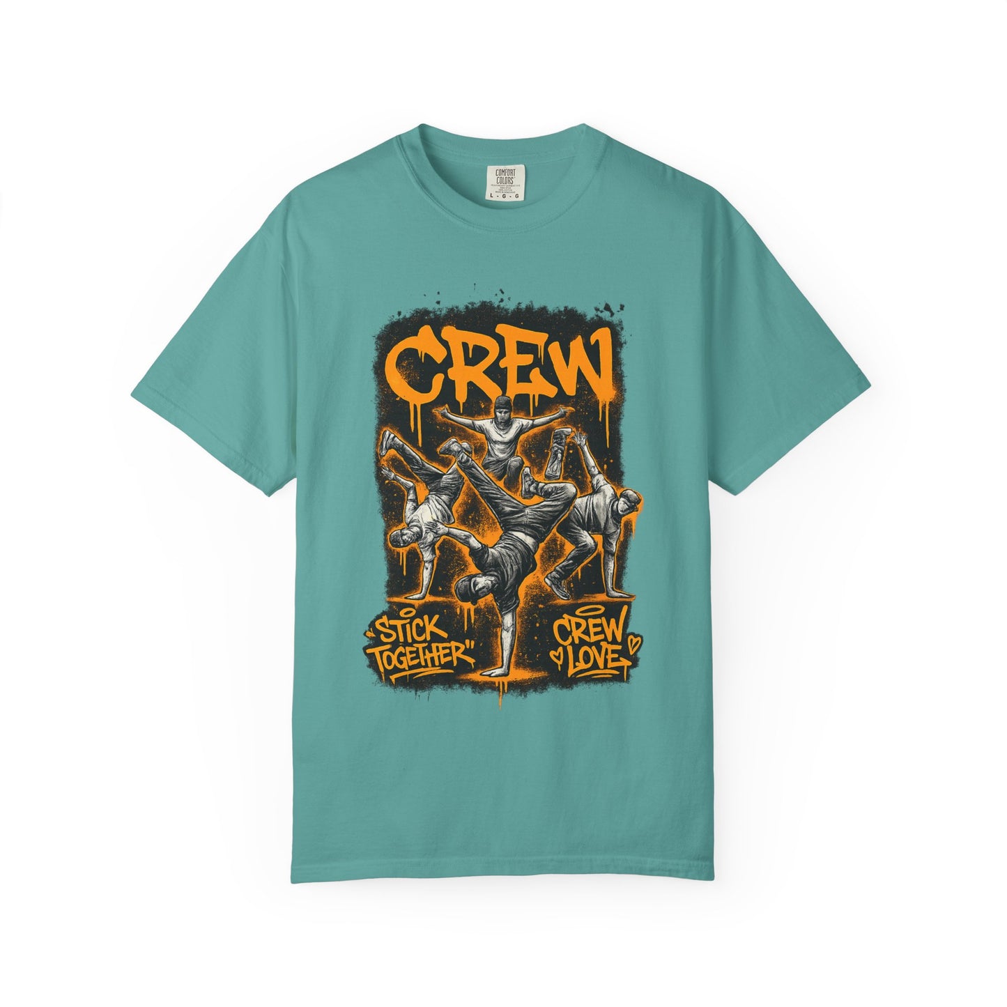 Crew Stick Together Graphic Tee — Skate Crew Vintage-Style Shirt