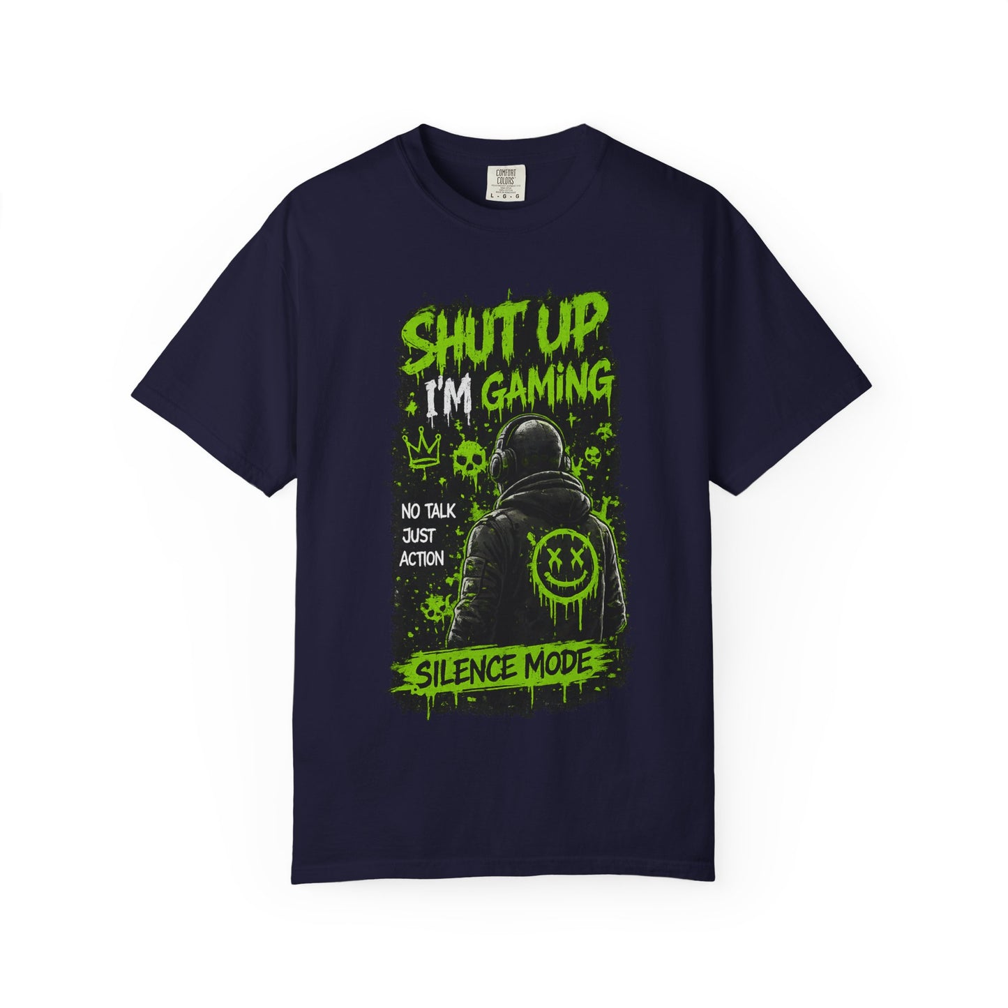 Shut Up I'm Gaming T-Shirt — 'Silence Mode' Gamer Graphic Tee