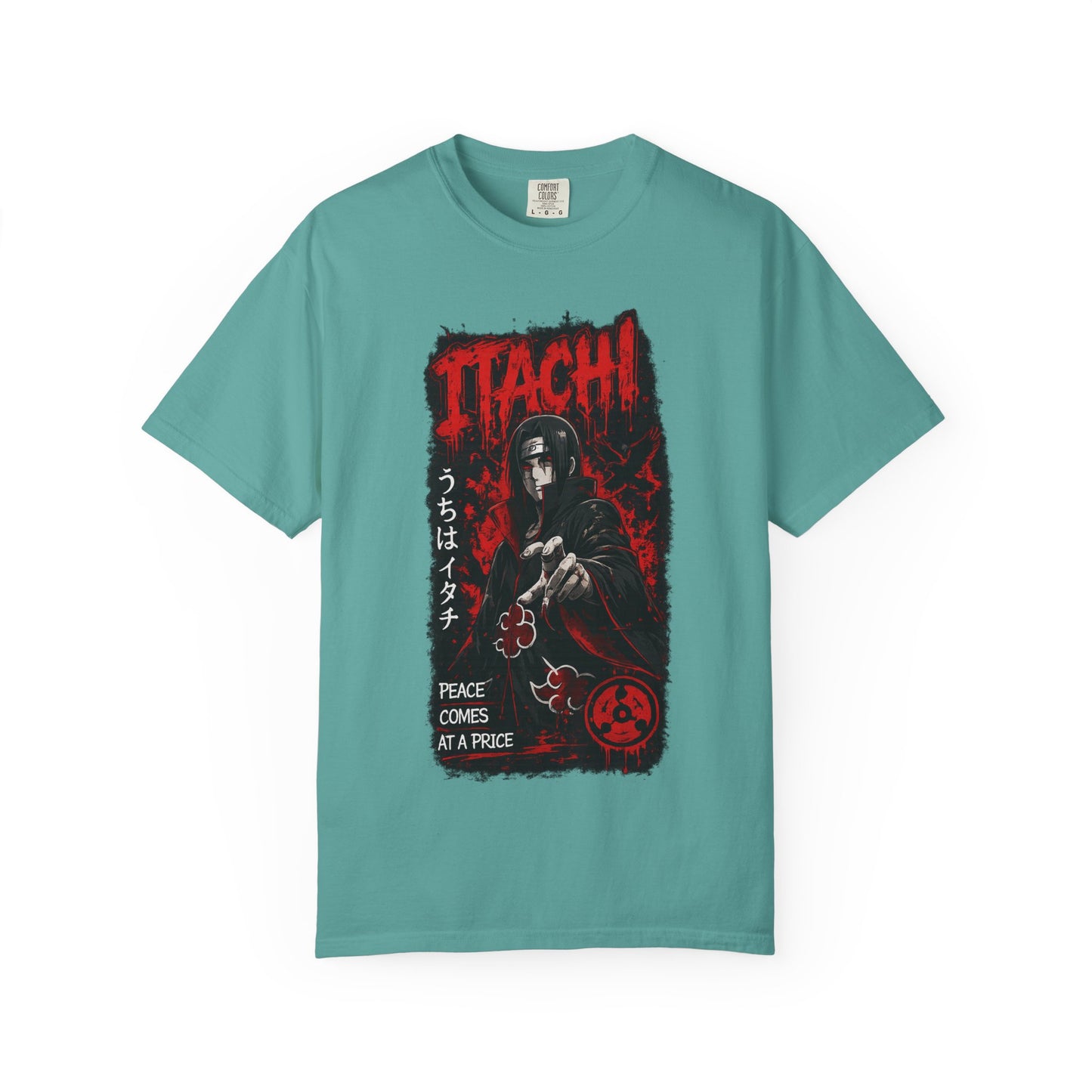 Itachi Graphic T-Shirt — Anime Villain Illustration "Peace Comes at a Price"
