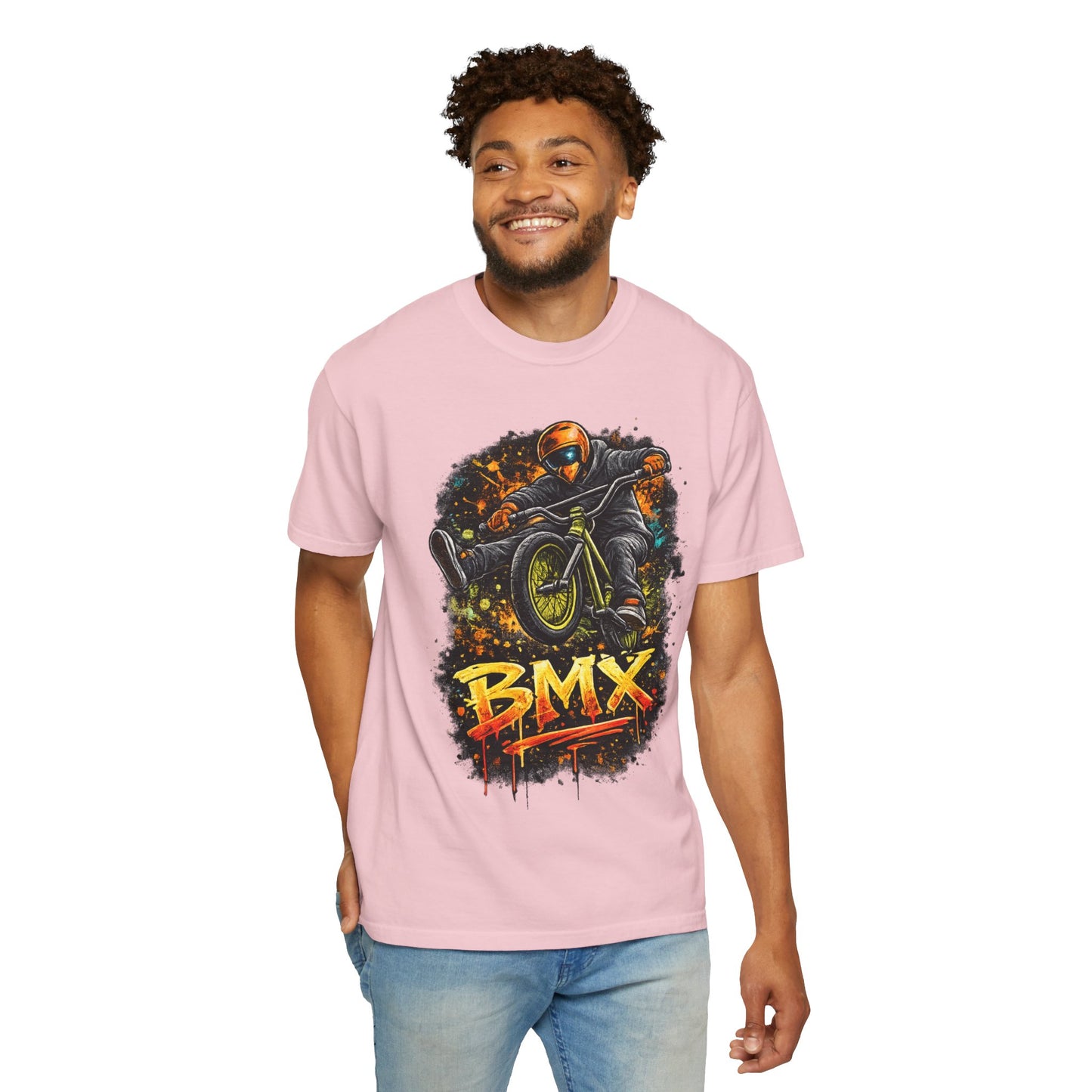BMX Freestyle T-Shirt — Graphic BMX Rider Tee