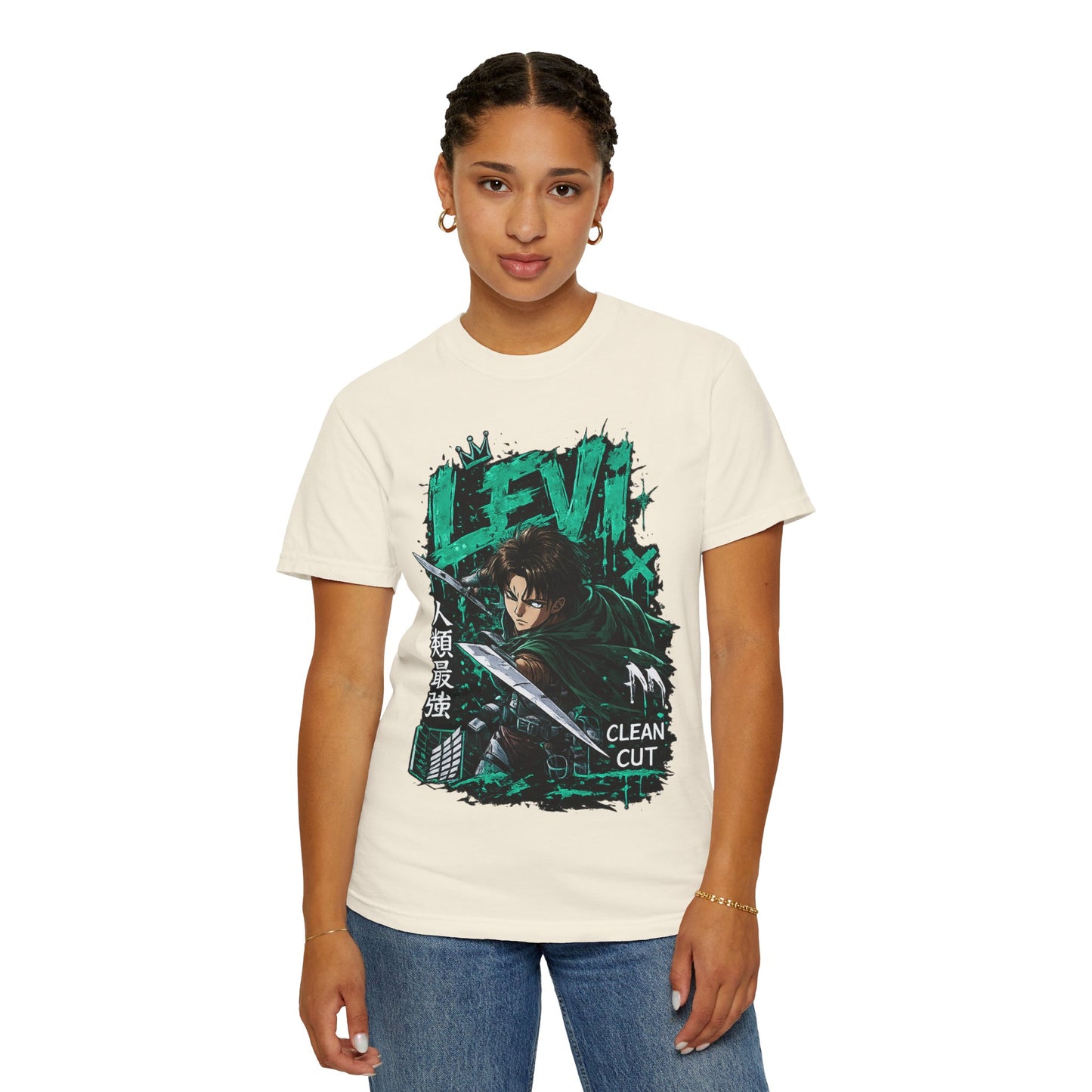 Levi Anime T-Shirt — 'Clean Cut' Attack Gear Tee