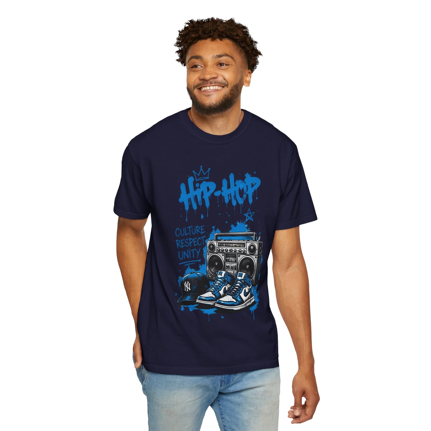 Hip-Hop Culture T-Shirt — "Hip-Hop: Culture Respect Unity" Graphic Tee
