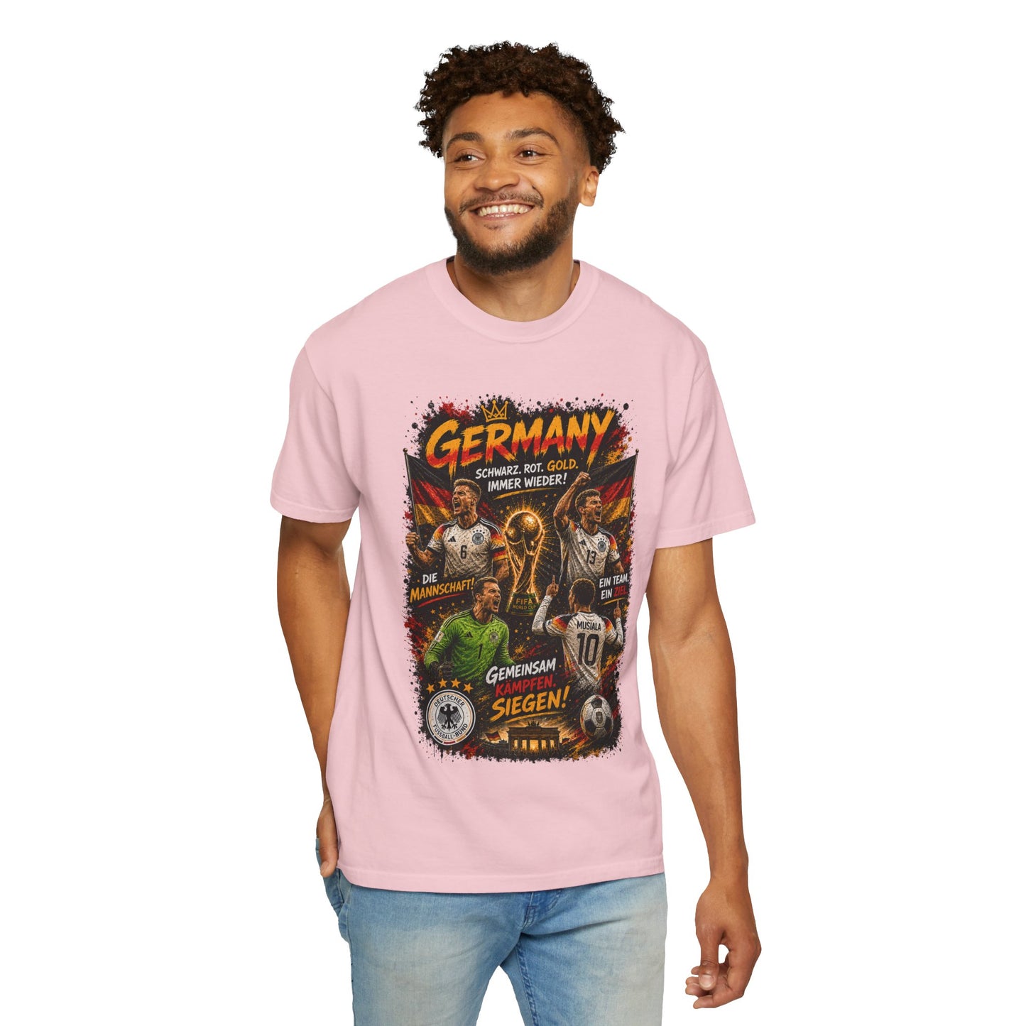 Germany Soccer Players Poster T-Shirt | World Cup Football Team Tee