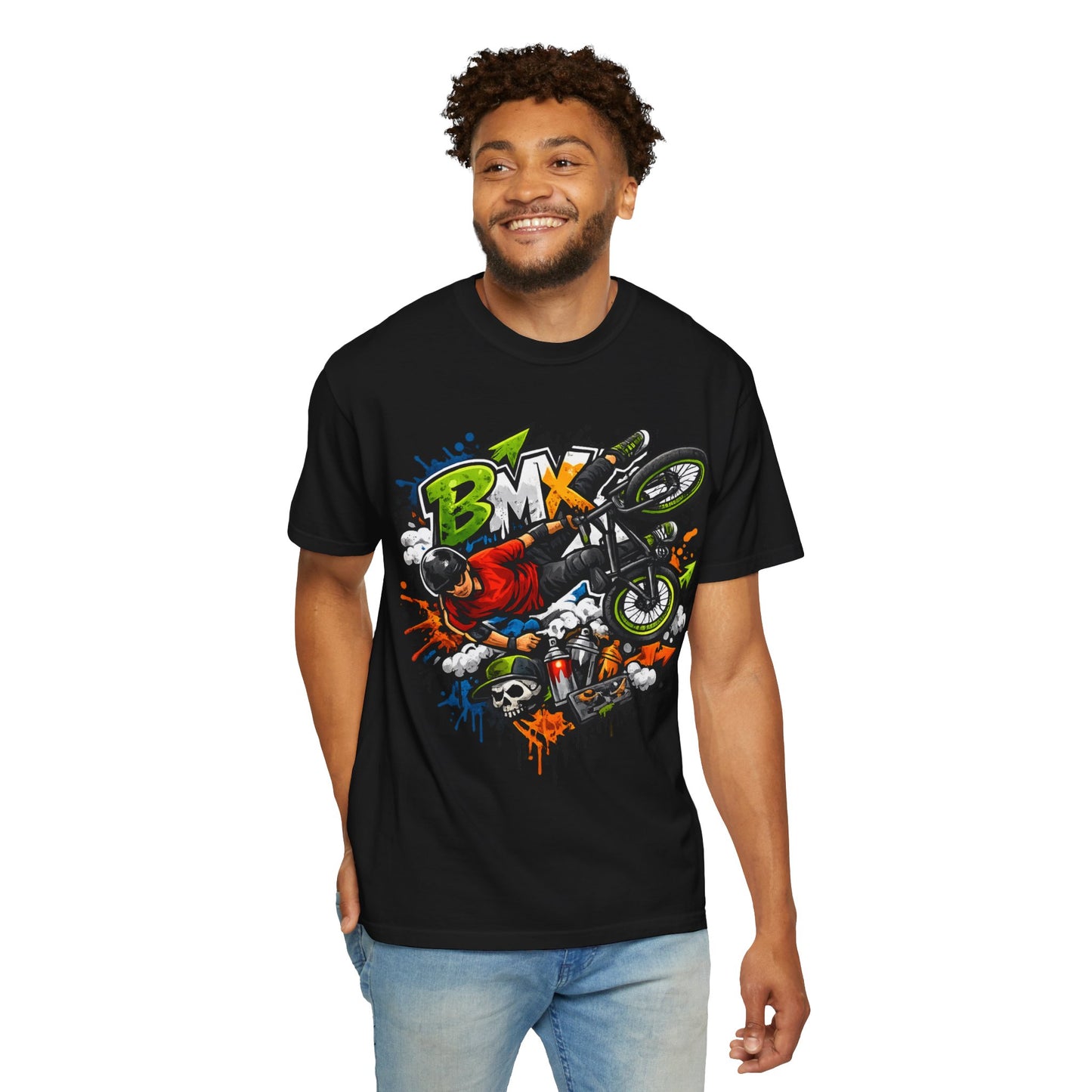 BMX Stunt Rider Graphic T-Shirt
