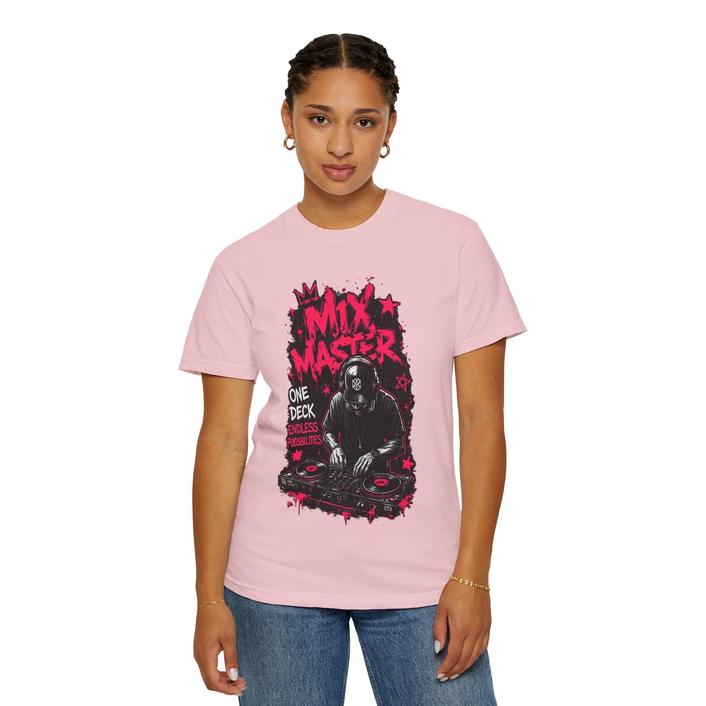Mix Master DJ T-Shirt — Vintage Turntablist Graphic Tee