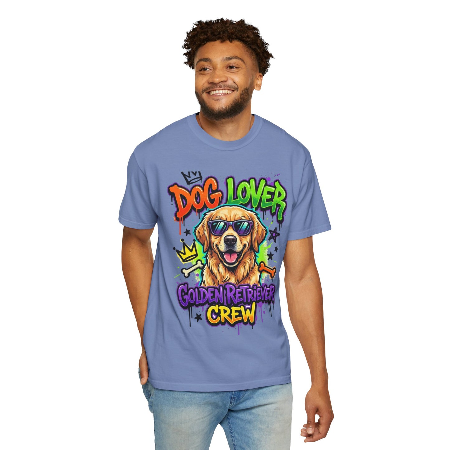 Dog Lover Golden Retriever Crew T-Shirt