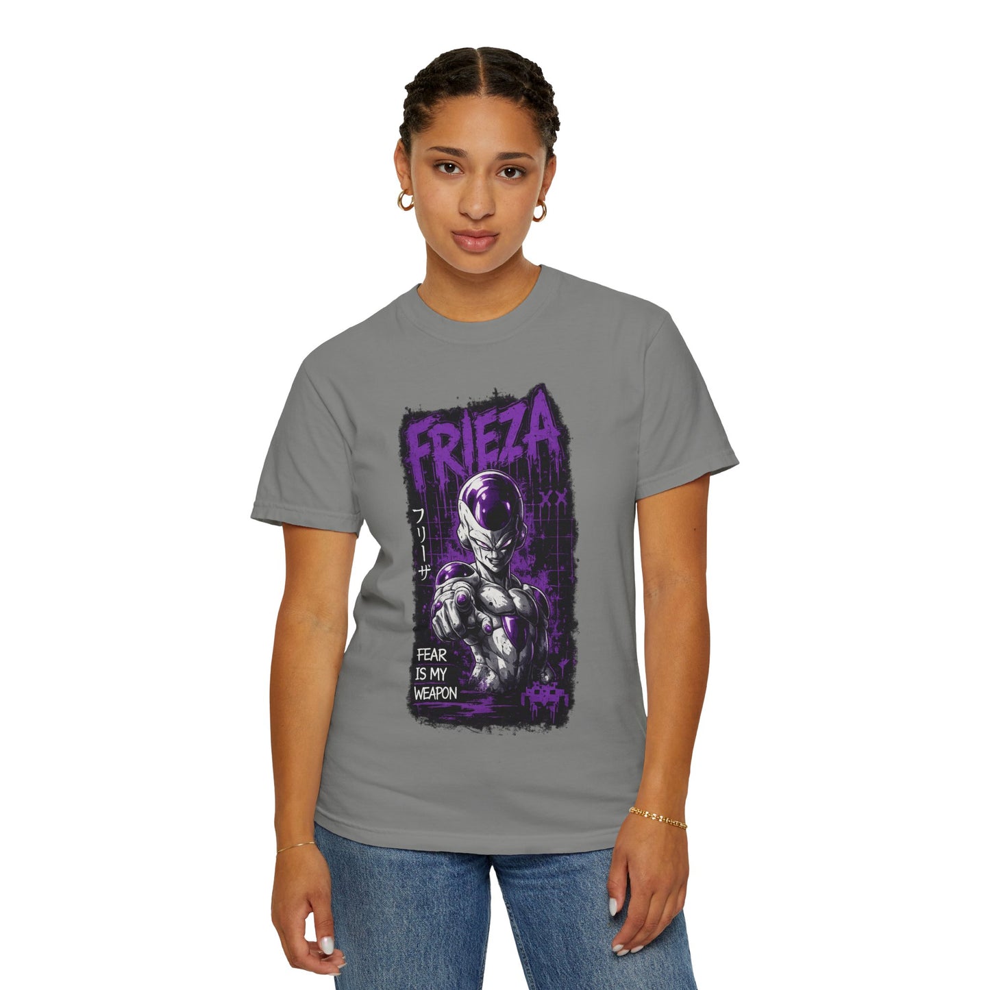 Frieza Graphic T-Shirt — 'Fear Is My Weapon' Anime Tee